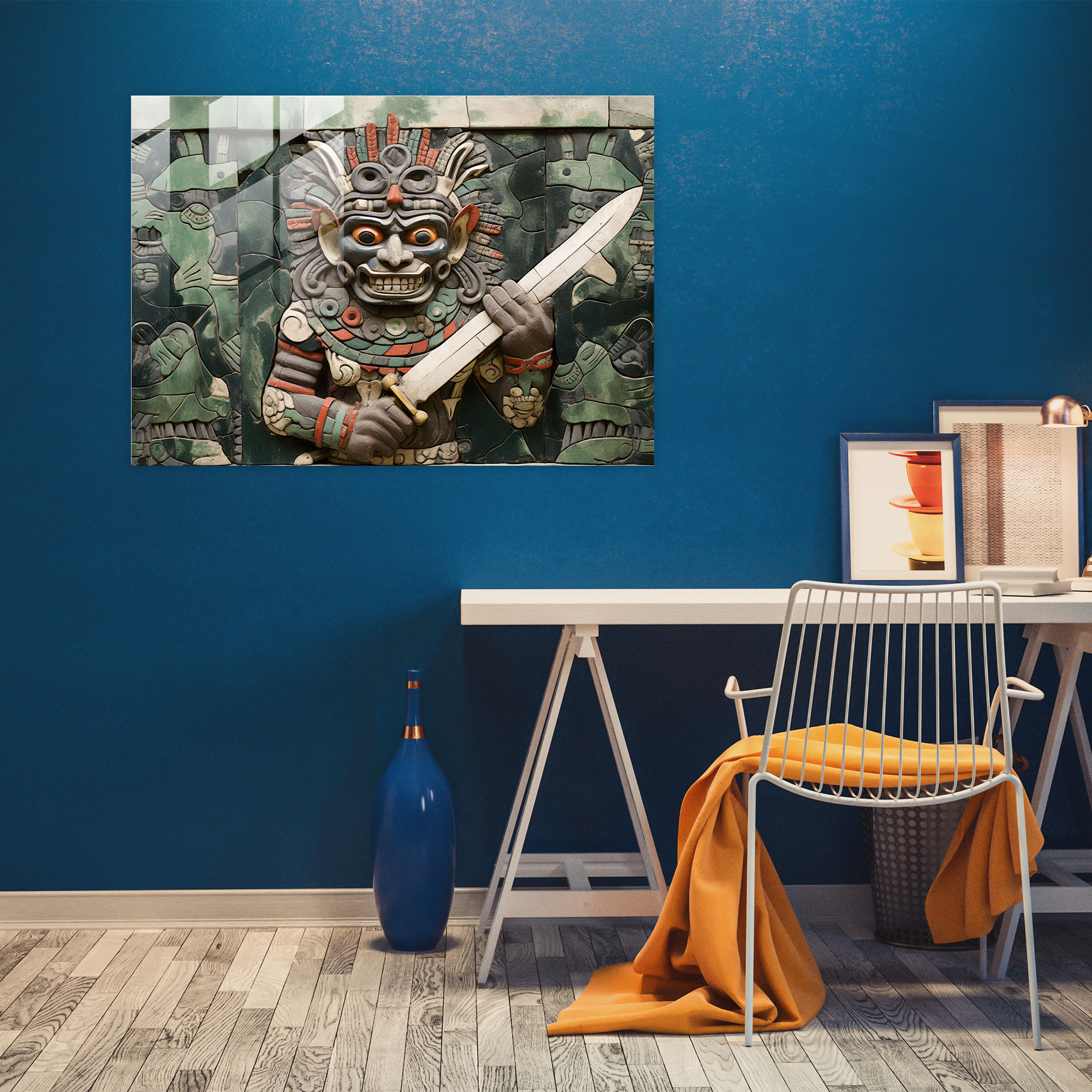 Ancient Weapons Glass Wall Art - Ancient Weapons, Modern Art, Wall Decoration, Ancient Weapons