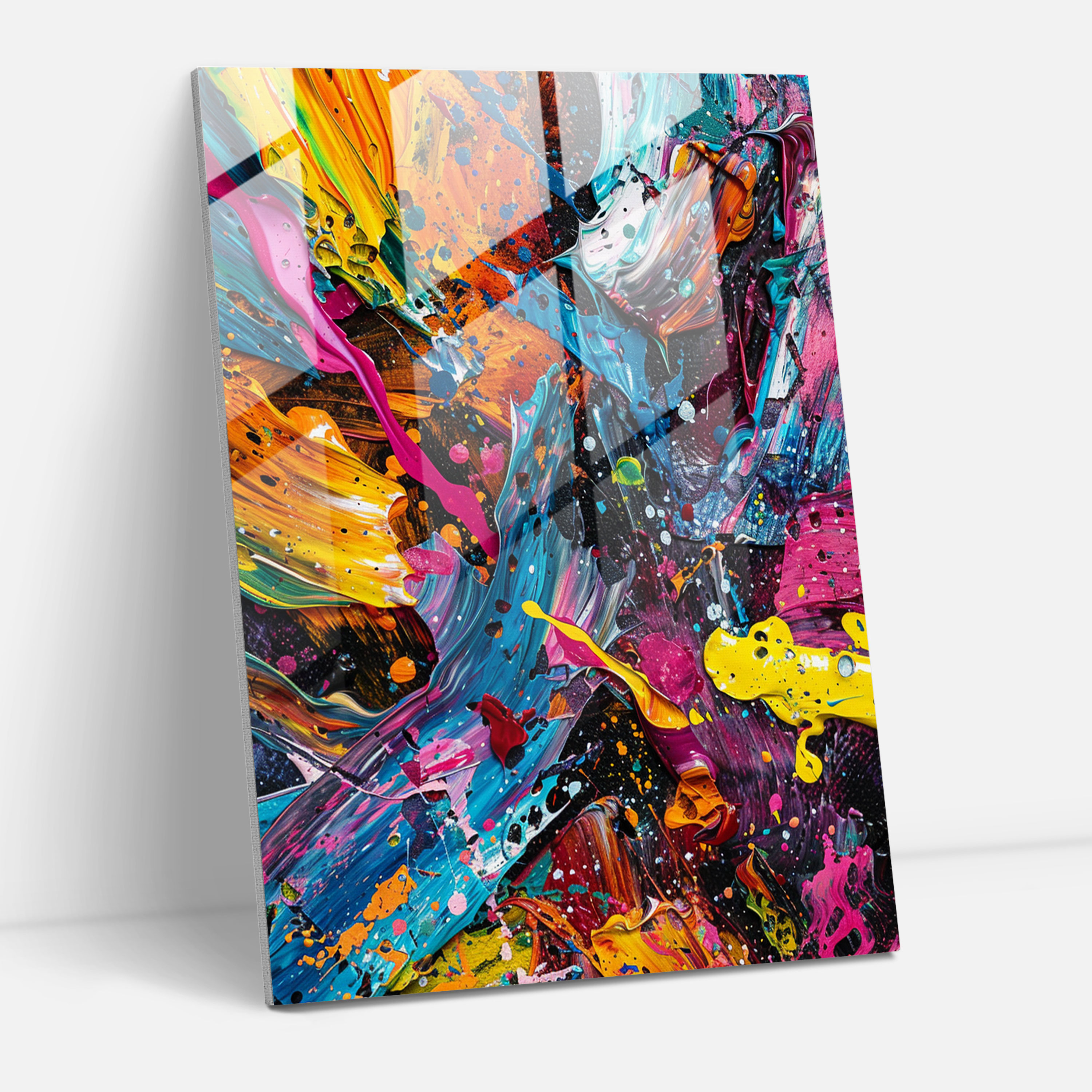 Action Painting Home Decoration - Action Painting, Action Painting, Modern Art, Home Decoration