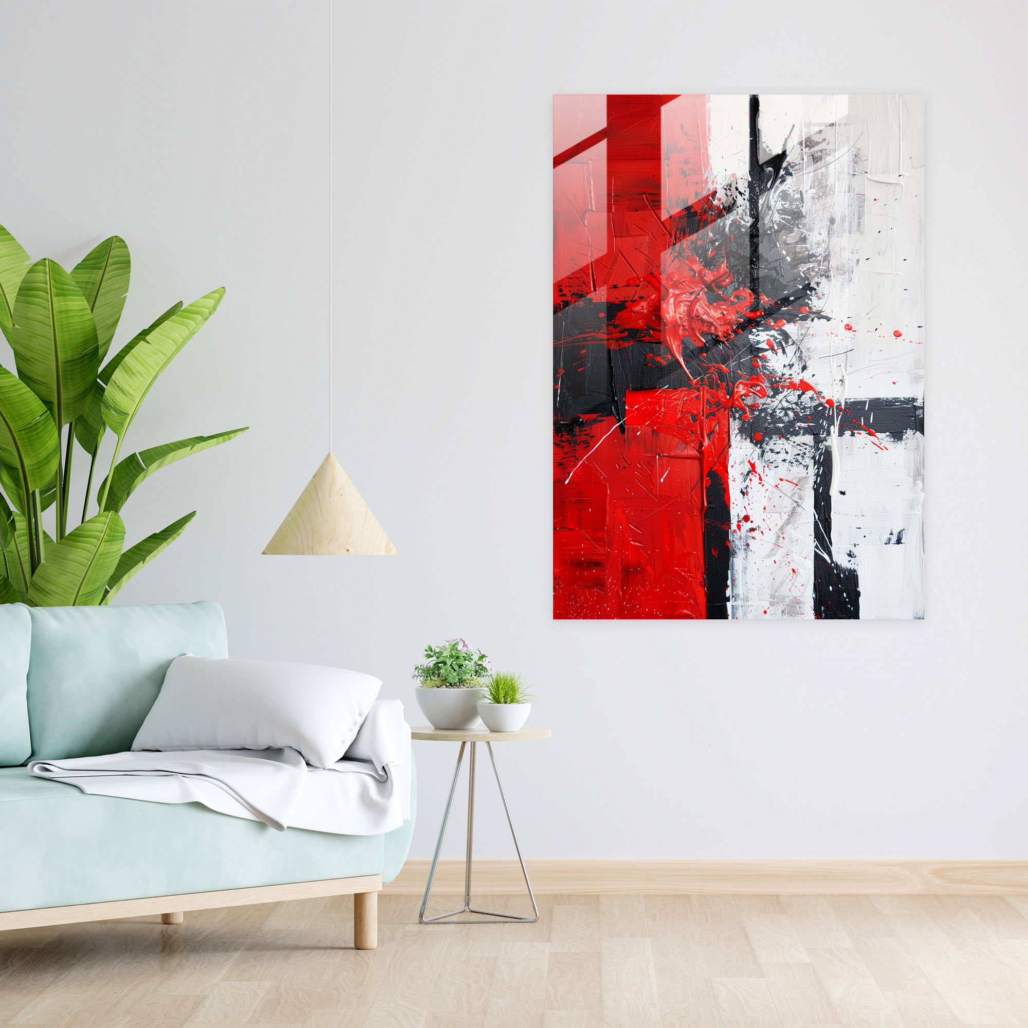 Action Painting Wall Decoration - Splashes And Textures - Action Painting, Action Painting, Modern Art, Wall Decoration