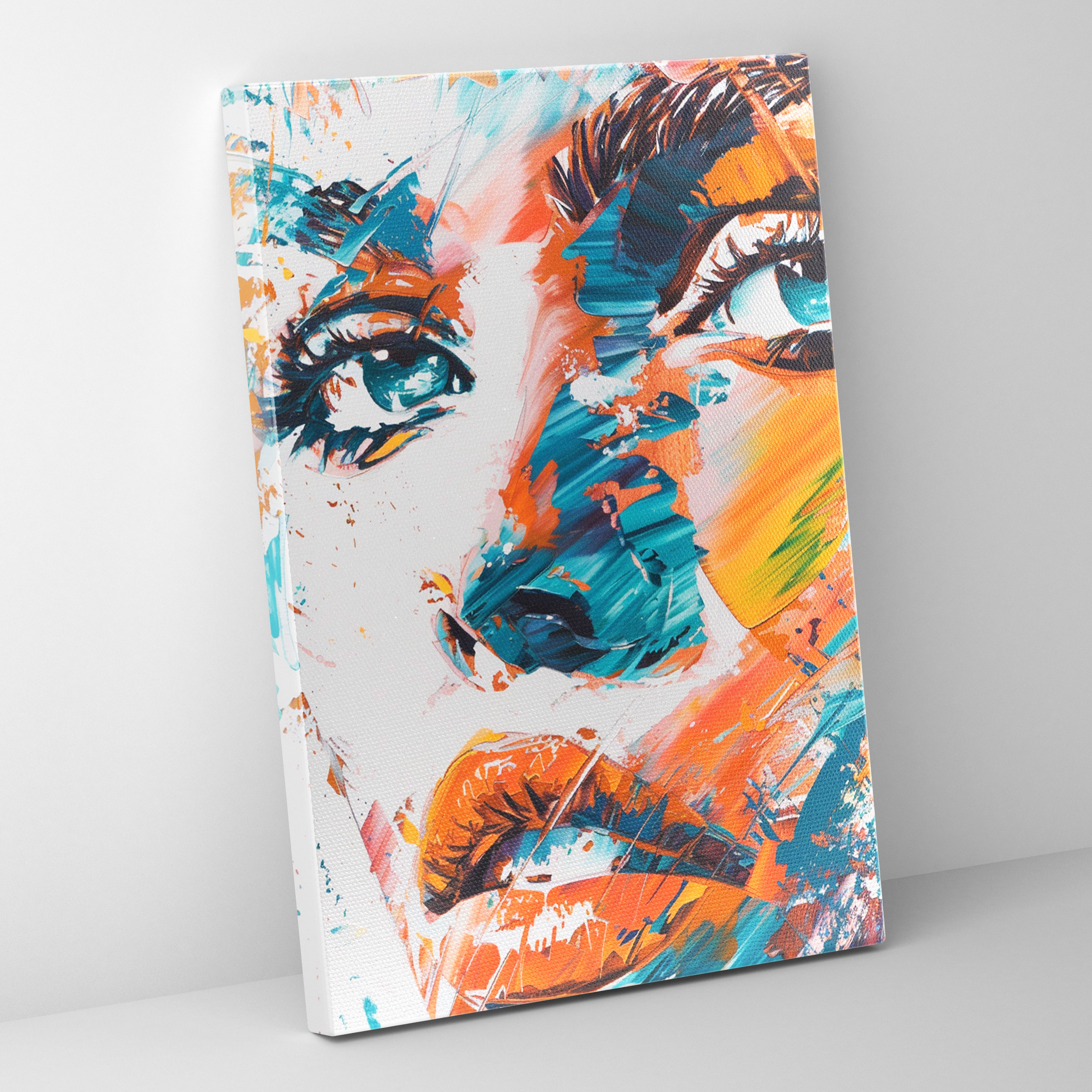 Cubaction Paintingism Dynamic Brush Strokes Wall Art - Action Painting, Dynamic Brush Strokes, Wall Art, Home Decoration