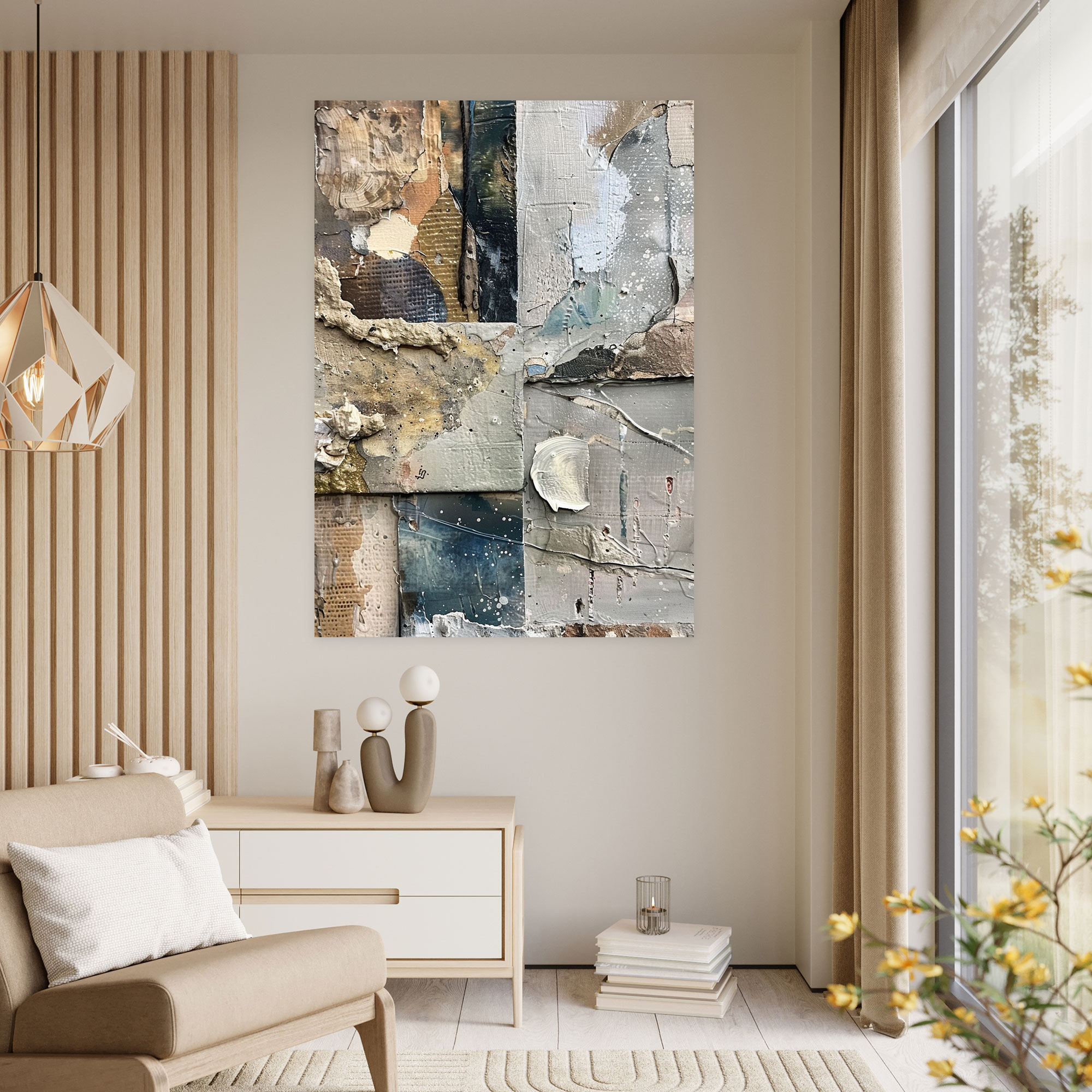Cubaction Paintingism Wall Decoration - Action Painting, Wall Decoration, Home Decoration, Canvas