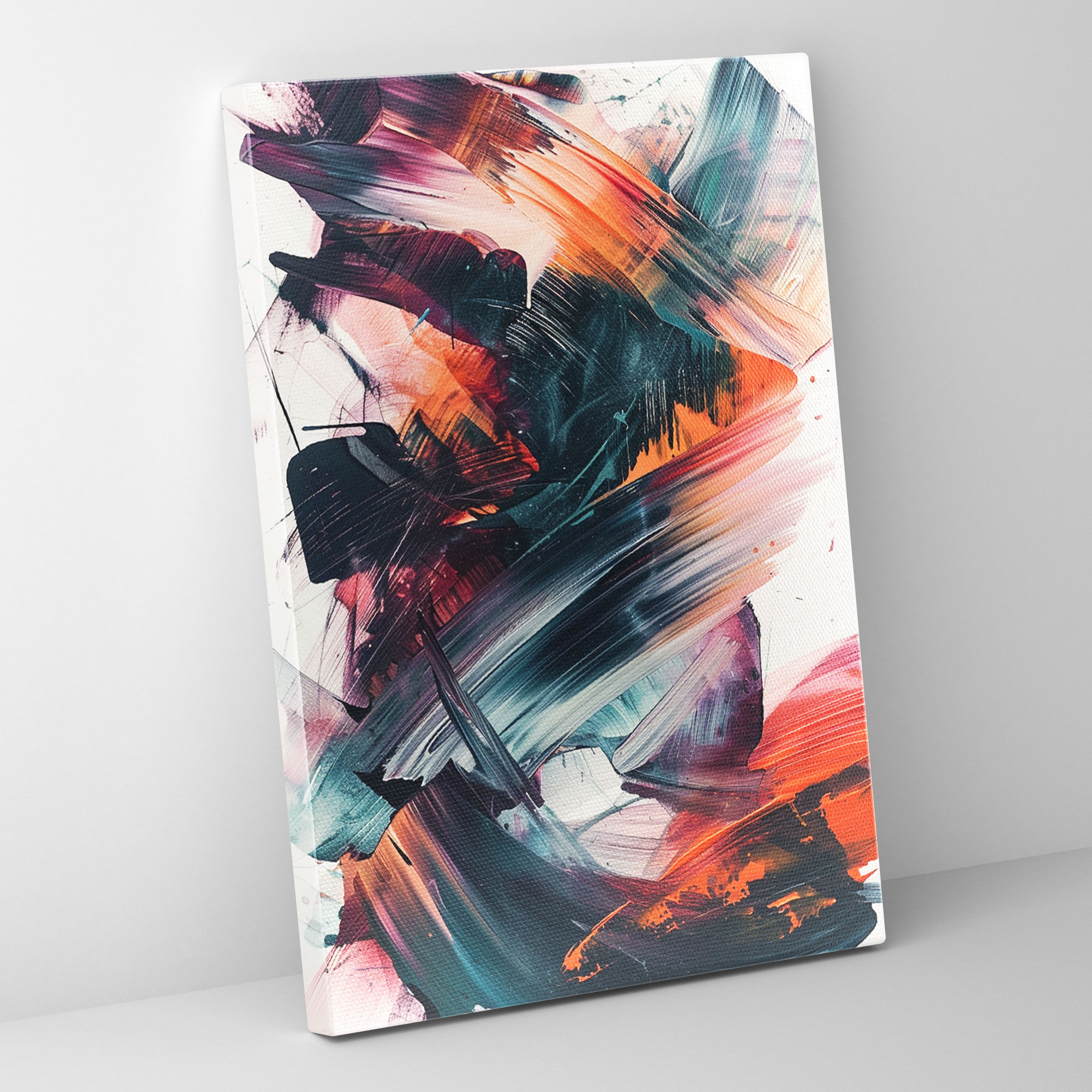 Cubaction Paintingism Wall Art - Action Painting, Canvas, Cubaction Paintingism, Wall Art