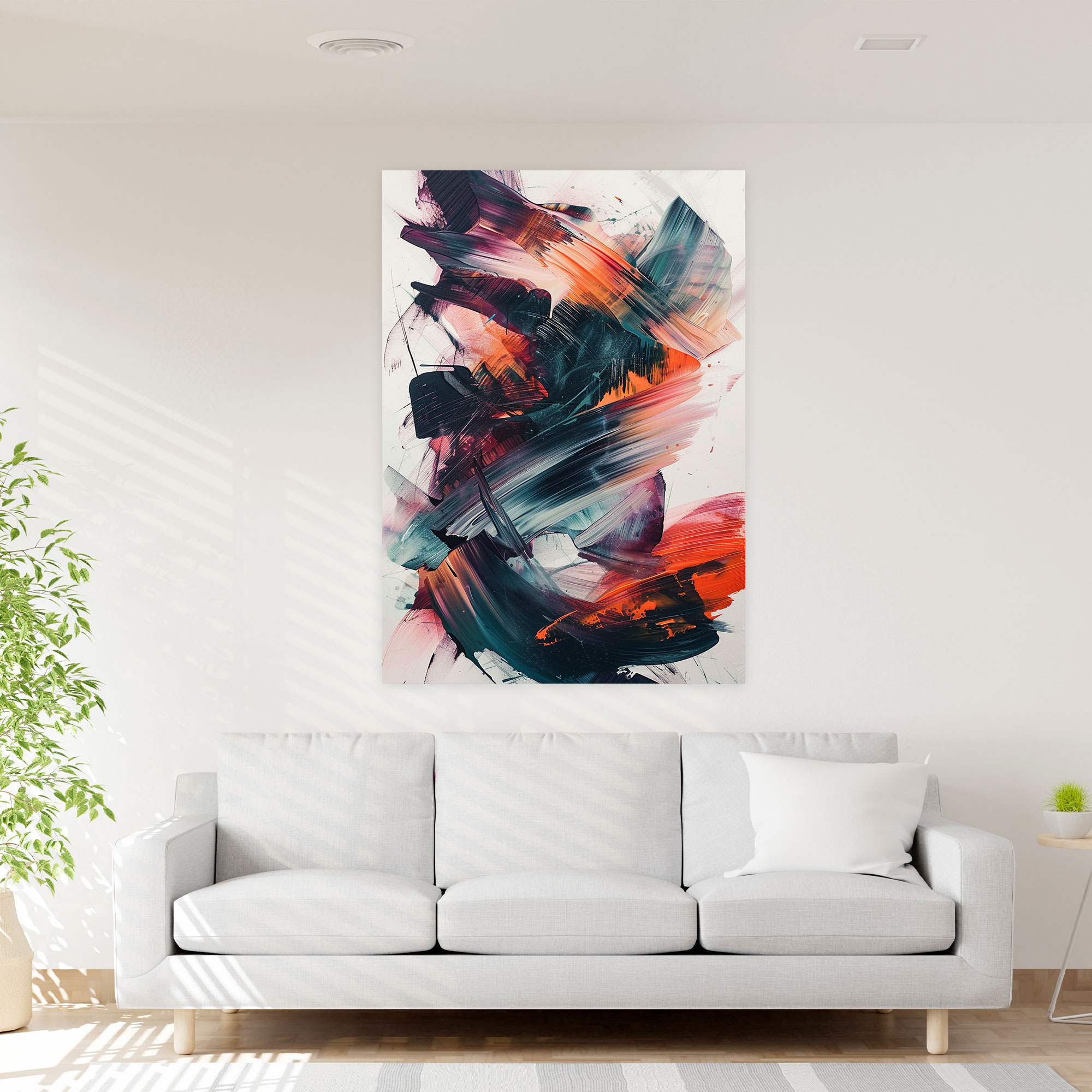 Cubaction Paintingism Wall Art - Action Painting, Canvas, Cubaction Paintingism, Wall Art