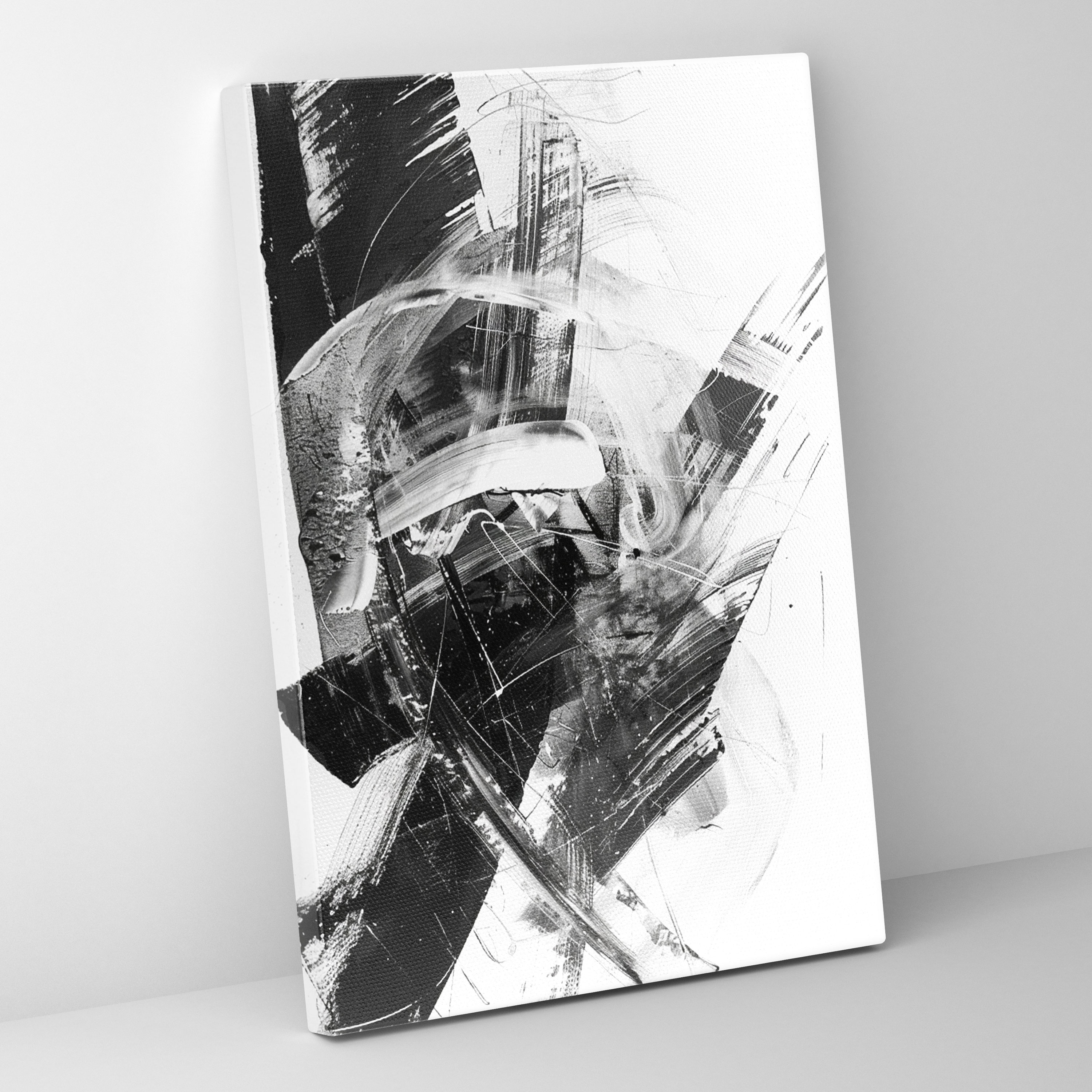Cubaction Paintingism Wall Art - Action Painting, Wall Decoration, Canvas Wall Art, Home Decoration