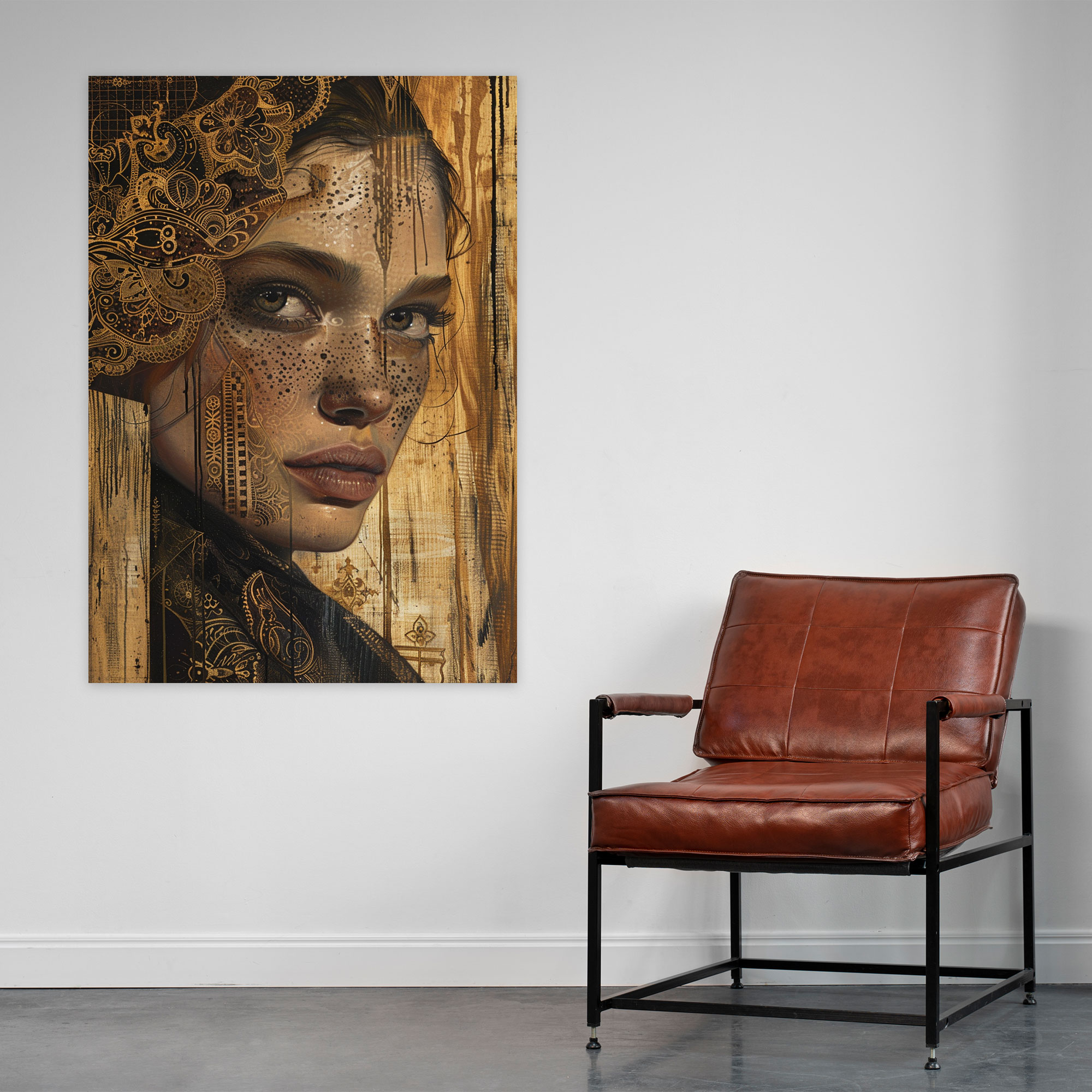 Cubaction Paintingism Canvas Print - Action Painting, Cubaction Paintingism, Canvas, Home Decoration