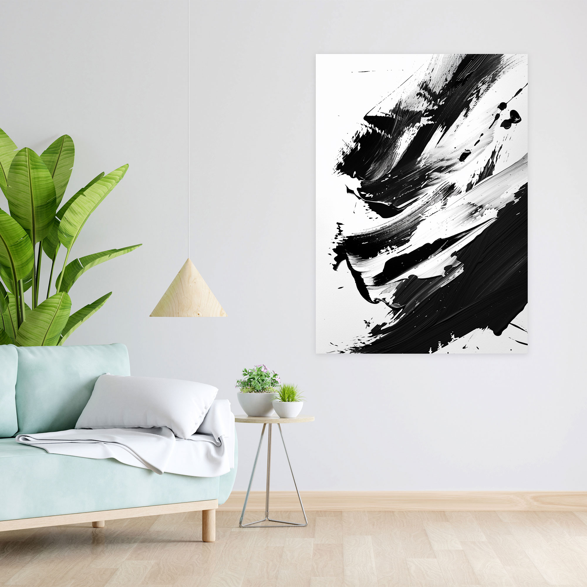Dynamic Expressions Action Painting Wall Art - Action Painting, Wall Art, Canvas Wall Art, Home Decoration