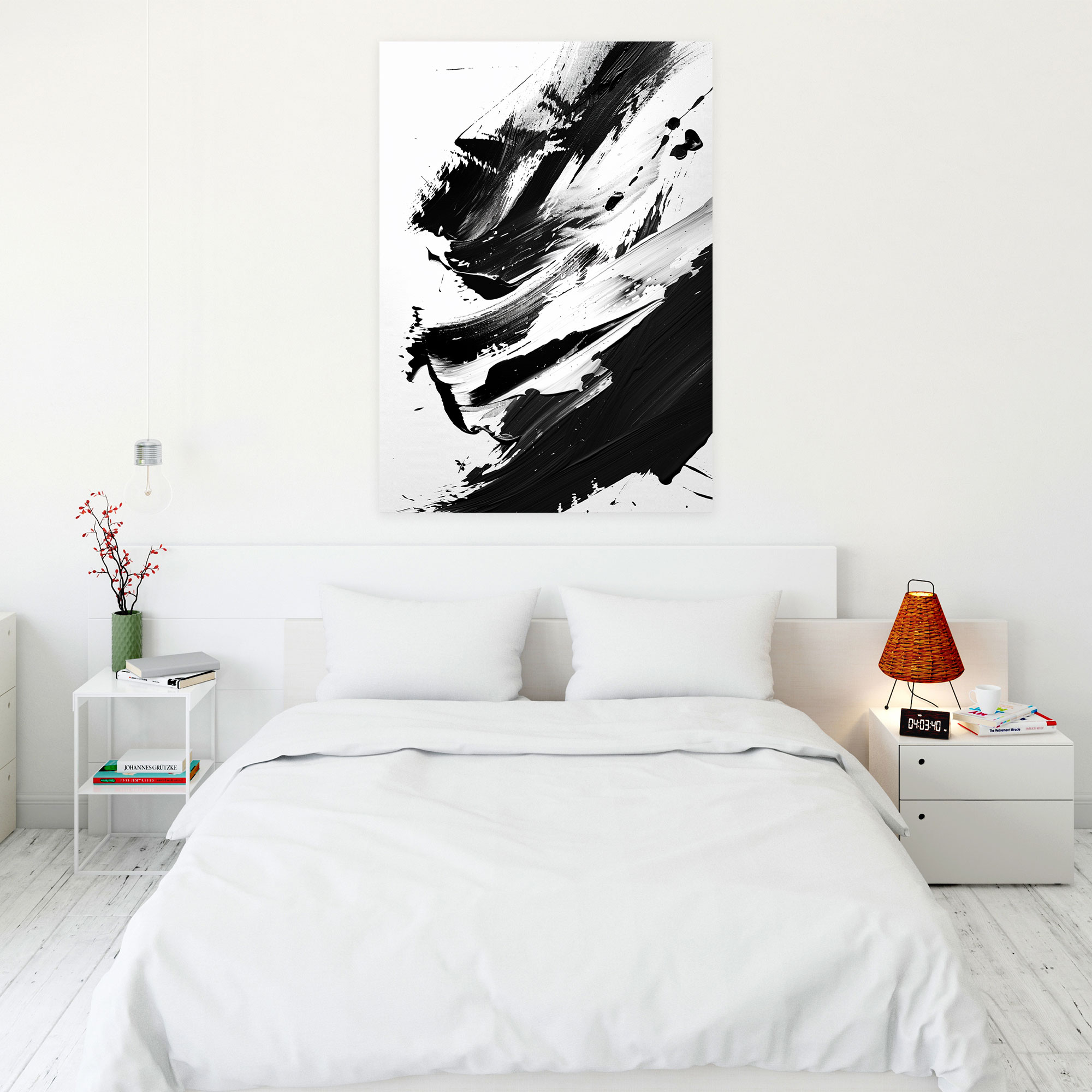 Dynamic Expressions Action Painting Wall Art - Action Painting, Wall Art, Canvas Wall Art, Home Decoration
