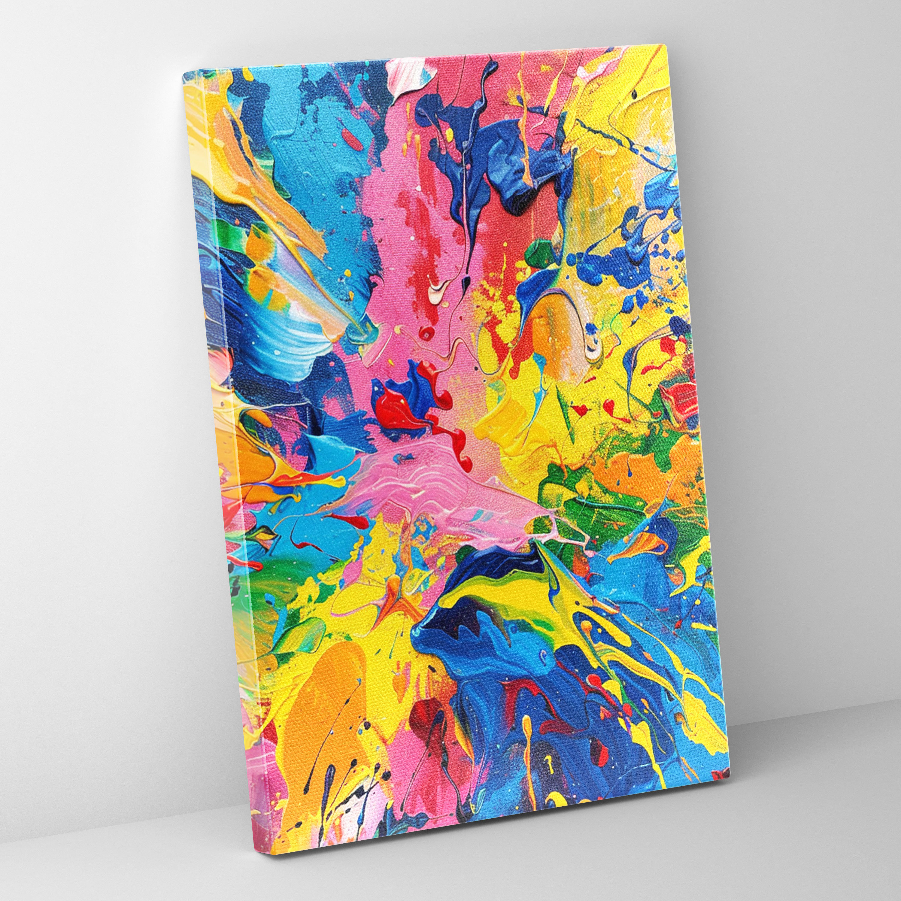 Action Painting Canvas Print - Action Painting, Canvas Print, Canvas, Wall Art