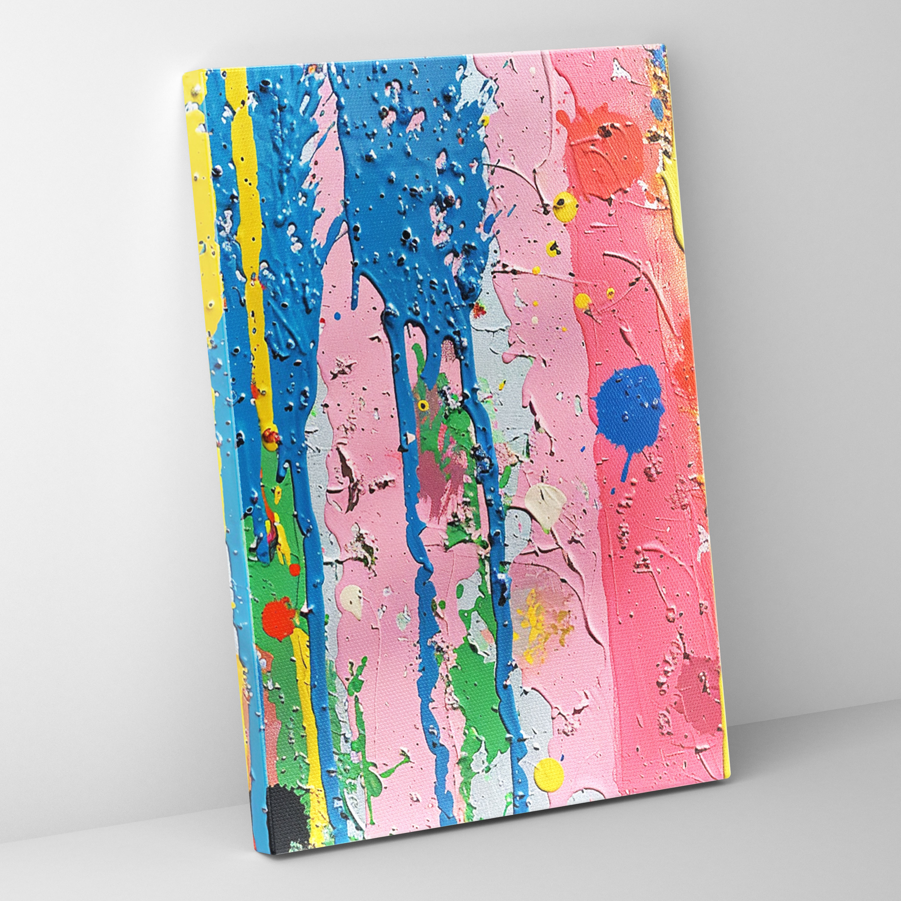 Dripping Paint Action Painting Wall Decoration - Action Painting, Home Decoration, Wall Art, Action Painting