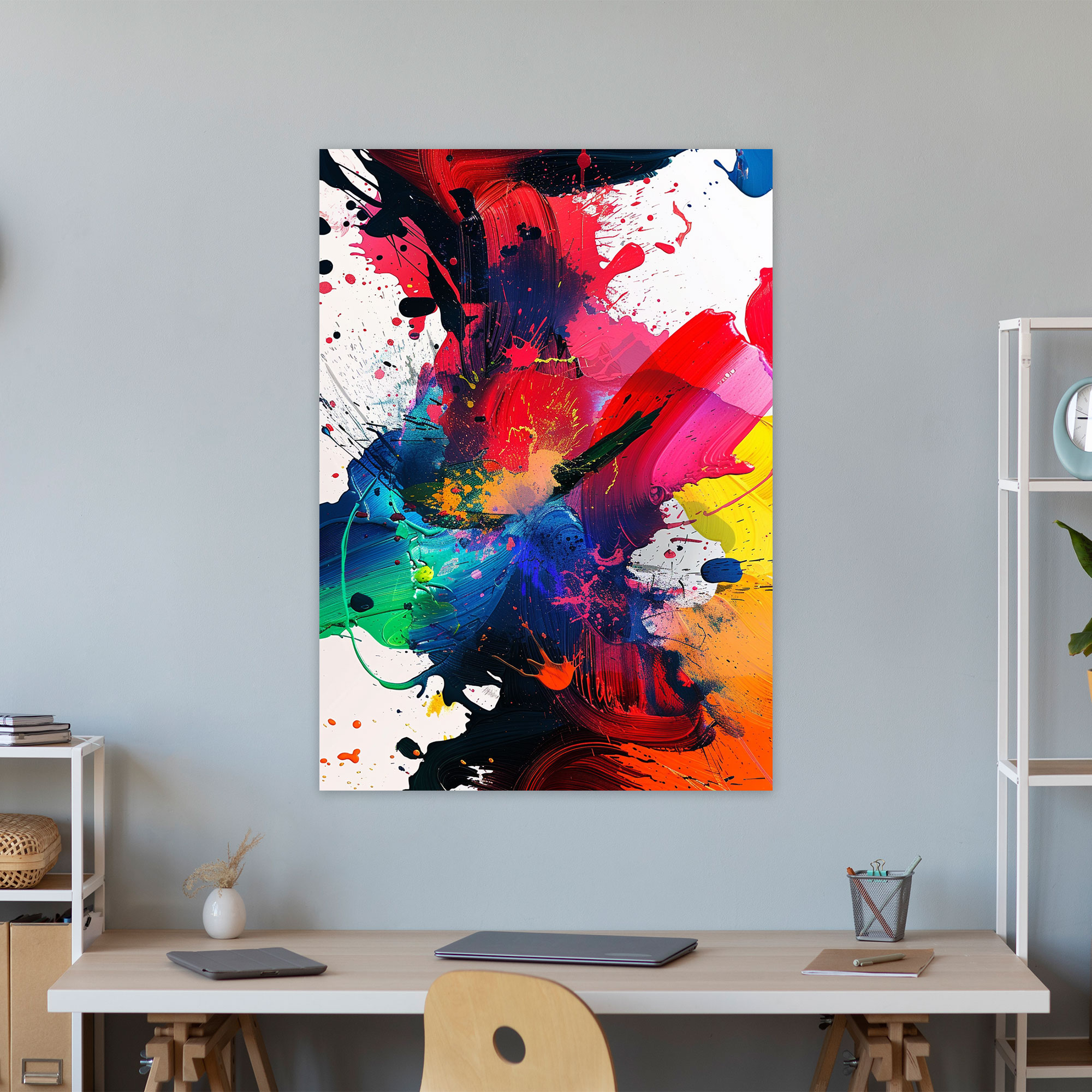 Action Painting Canvas Print - Action Painting, Canvas Wall Art, Wall Art, Canvas