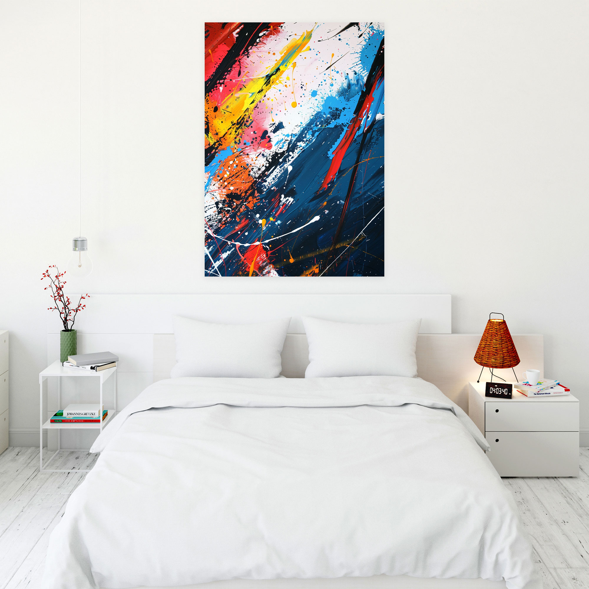 Spirited Marks Canvas Wall Art - Action Painting, Action Painting, Spirited Marks, Home Decoration