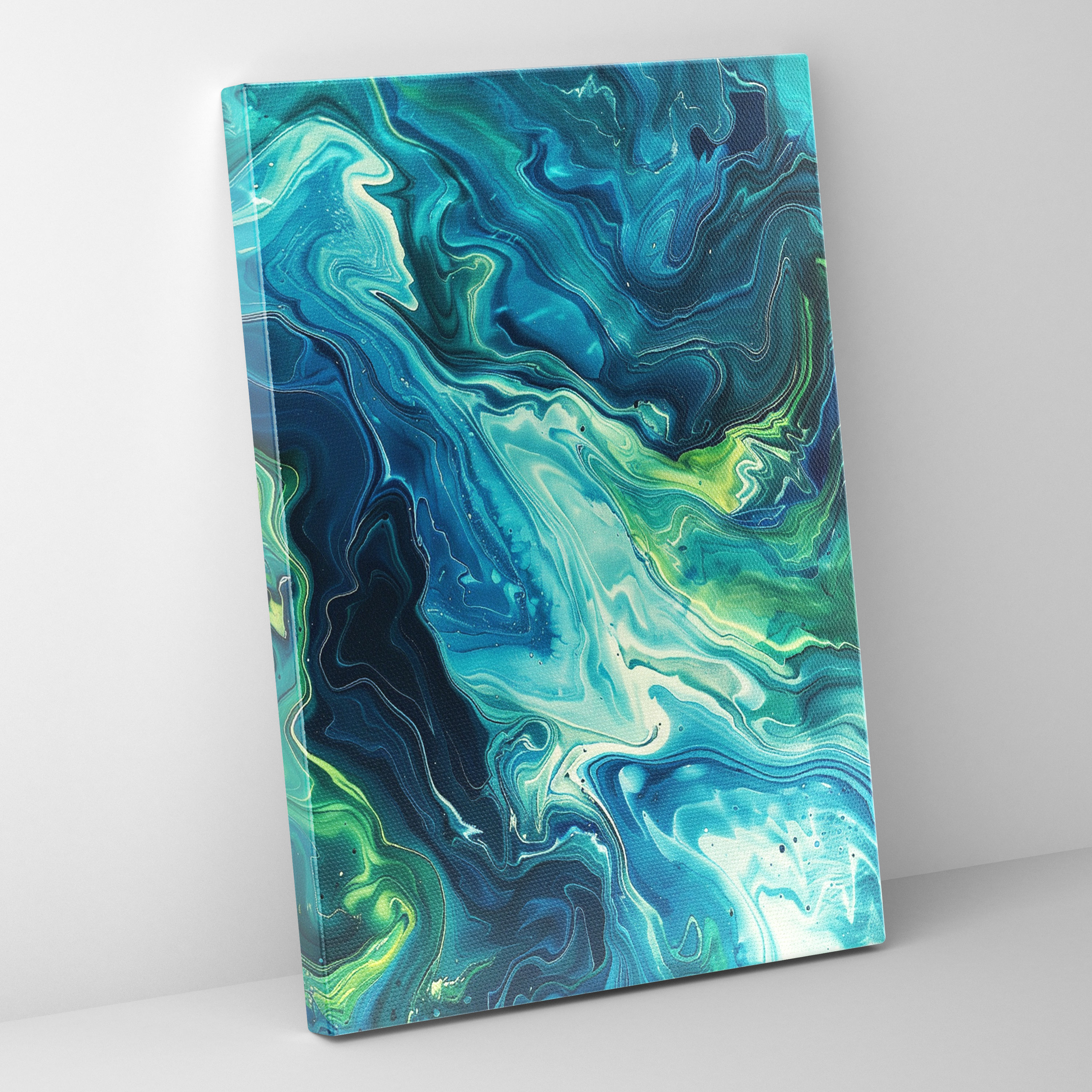 Action Painting Canvas Print - Fluid Dynamic Lines - Action Painting, Wall Art, Canvas Print, Canvas Wall Art