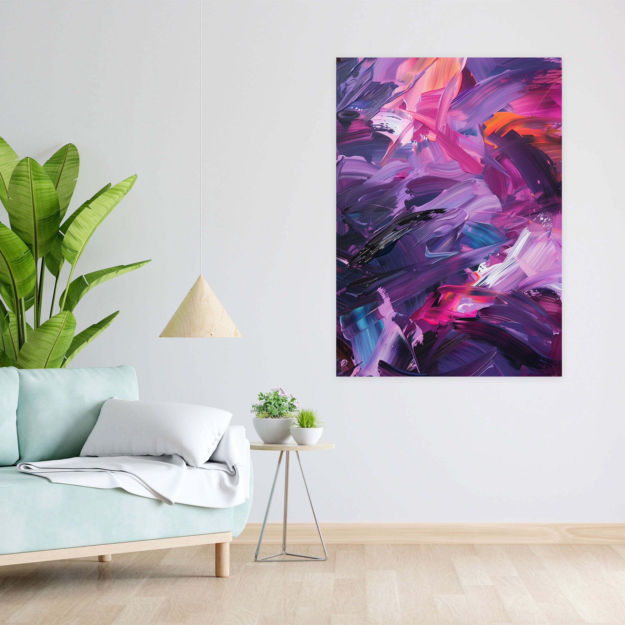 Action Painting Canvas Wall Decoration - Action Painting, Wall Decoration, Home Decoration, Action Painting