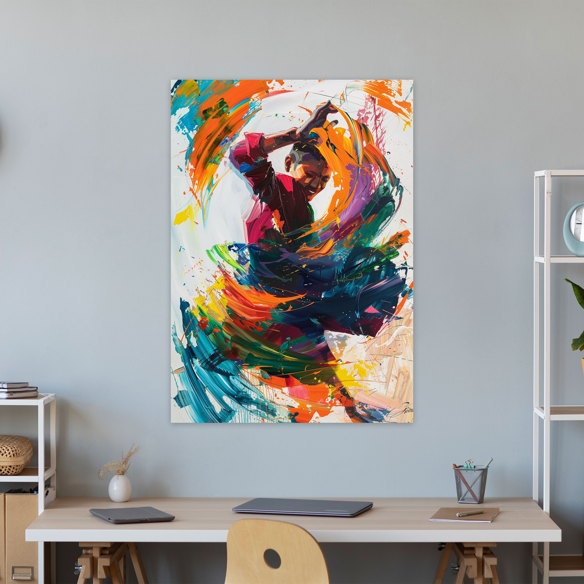 Action Painting Canvas Print - Action Painting, Canvas Wall Art, Canvas Print, Action Painting