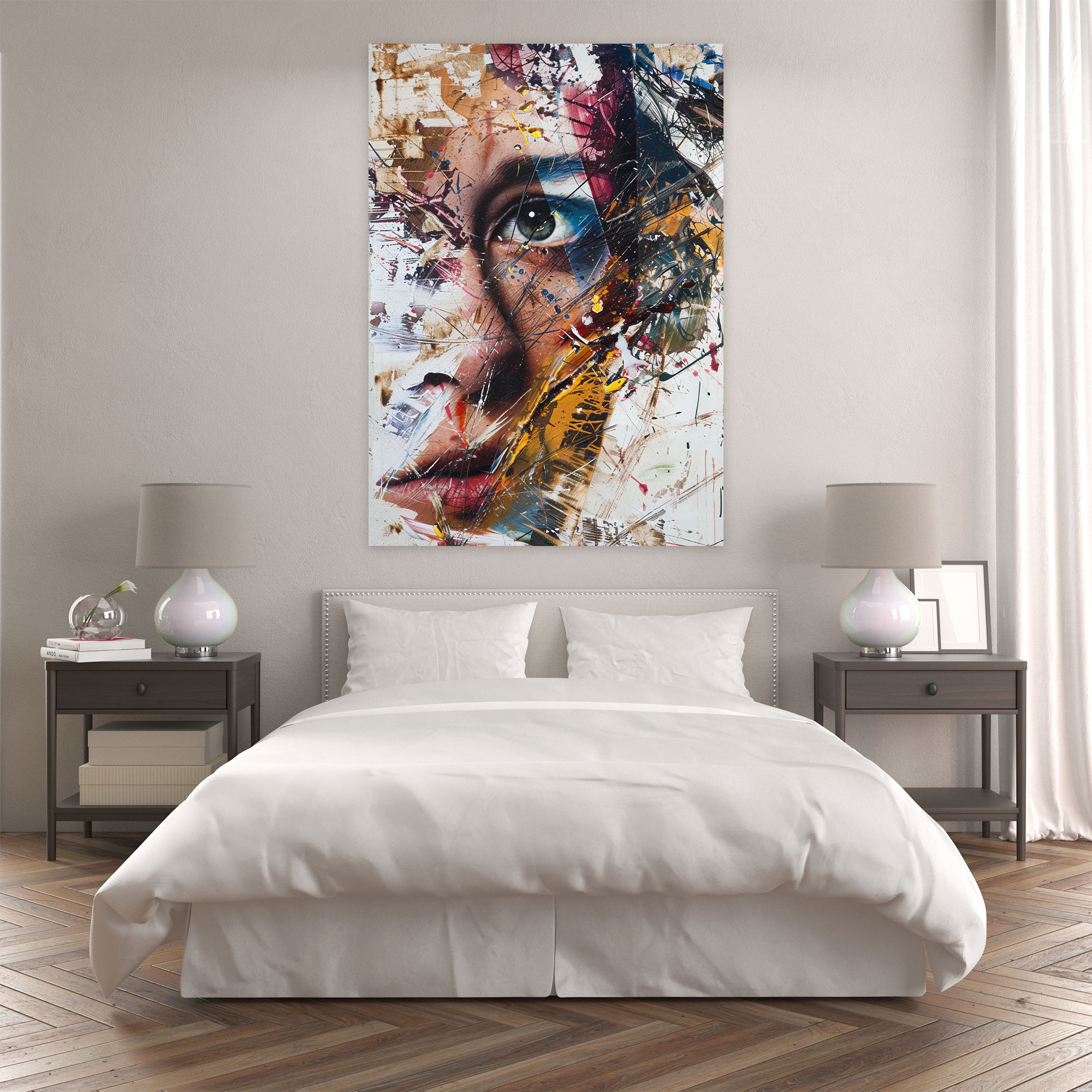 Action Painting Wall Art - Action Painting, Home Decoration, Canvas, Canvas Wall Art