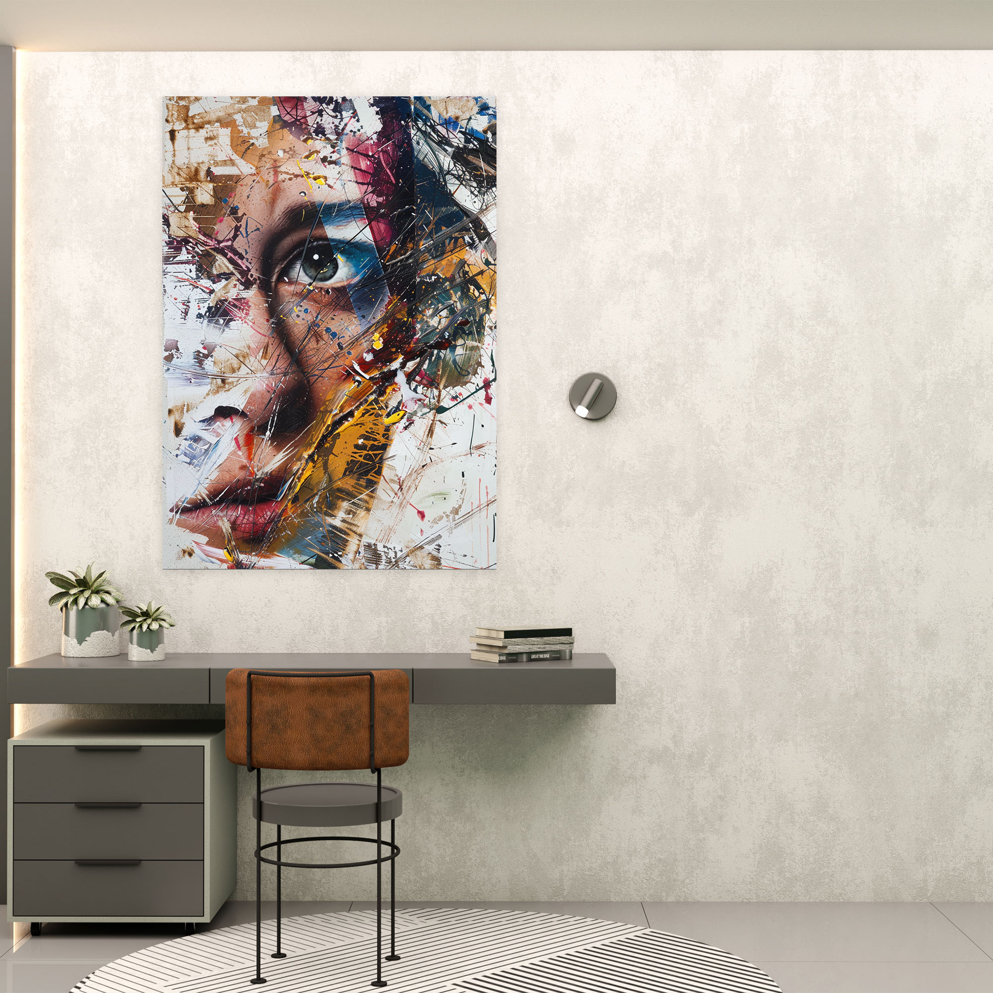 Action Painting Wall Art - Action Painting, Home Decoration, Canvas, Canvas Wall Art