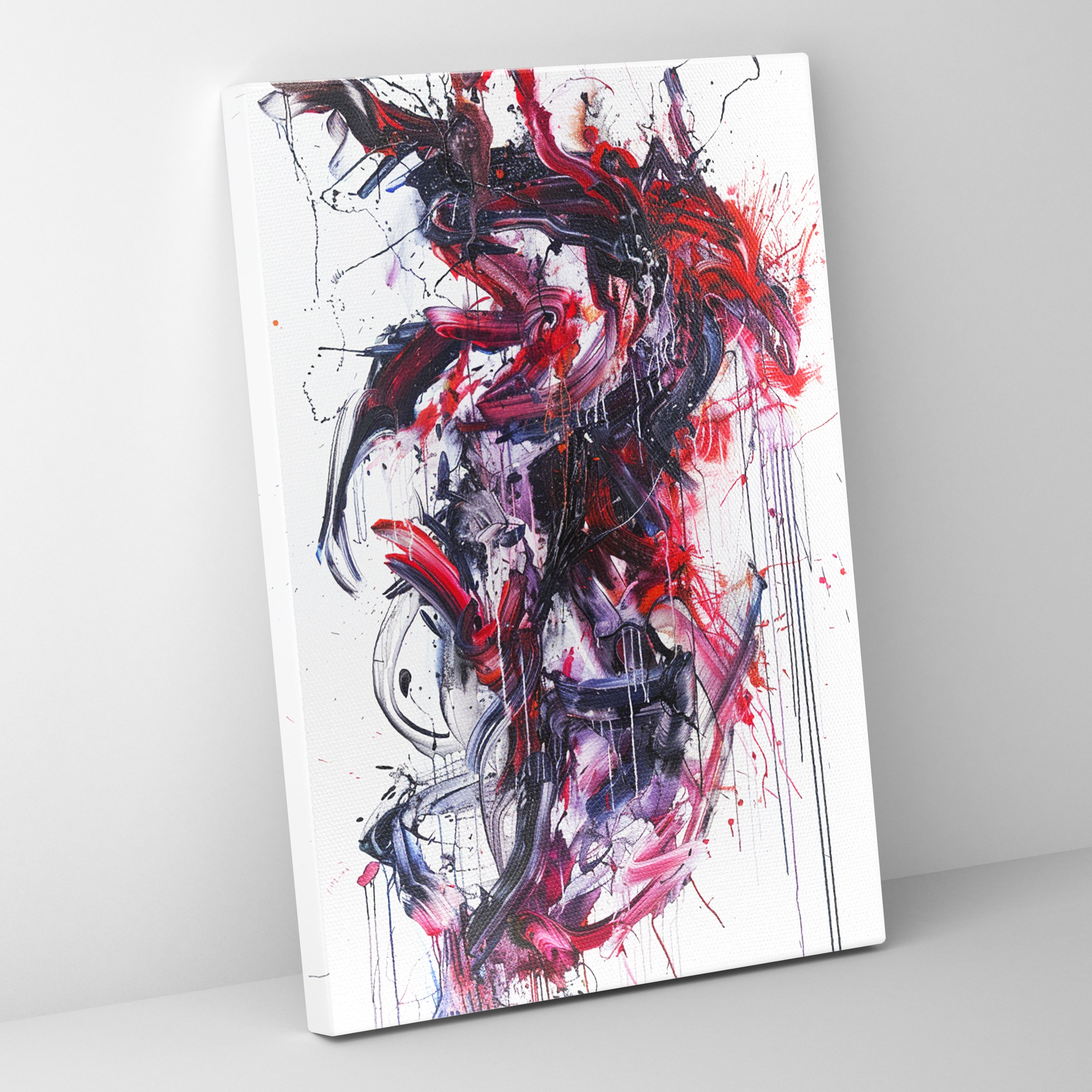 Organic Spontaneity Wall Art - Action Painting, Wall Art, Home Decoration, Spontaneous