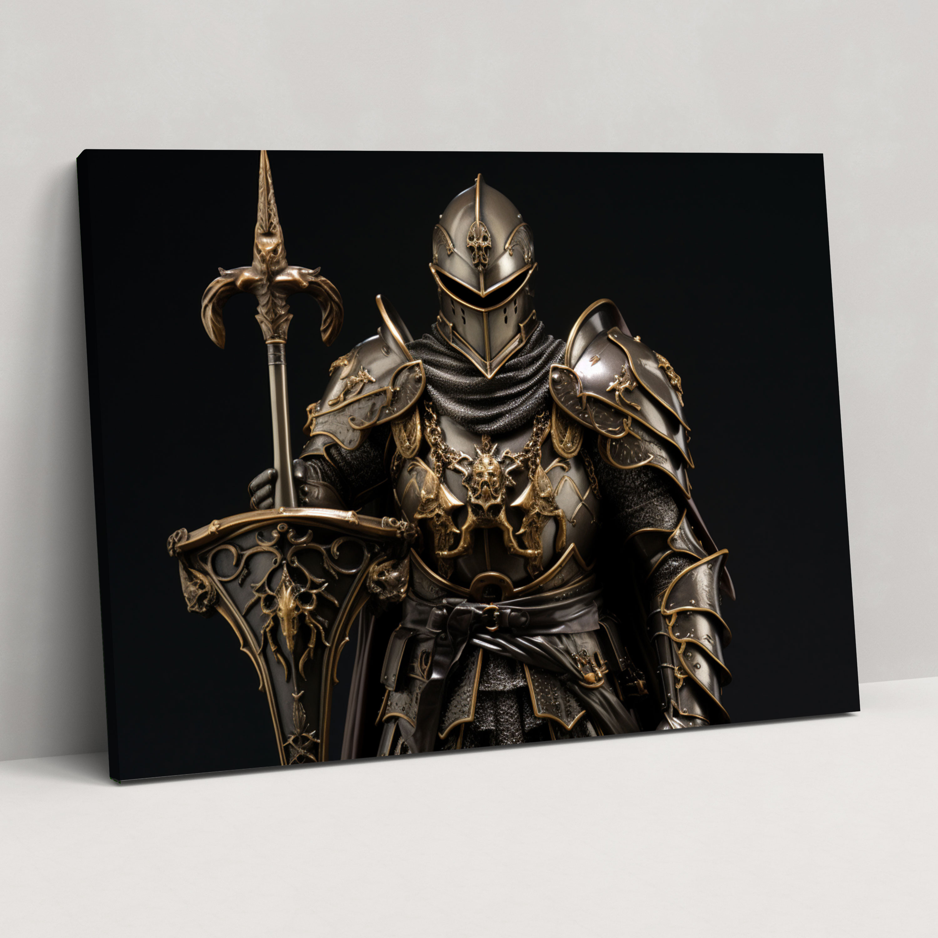 Ancient Weapons Wall Art - Medieval Knight With Lance - Ancient Weapons, Ancient Weapons, Lance, Home Decoration