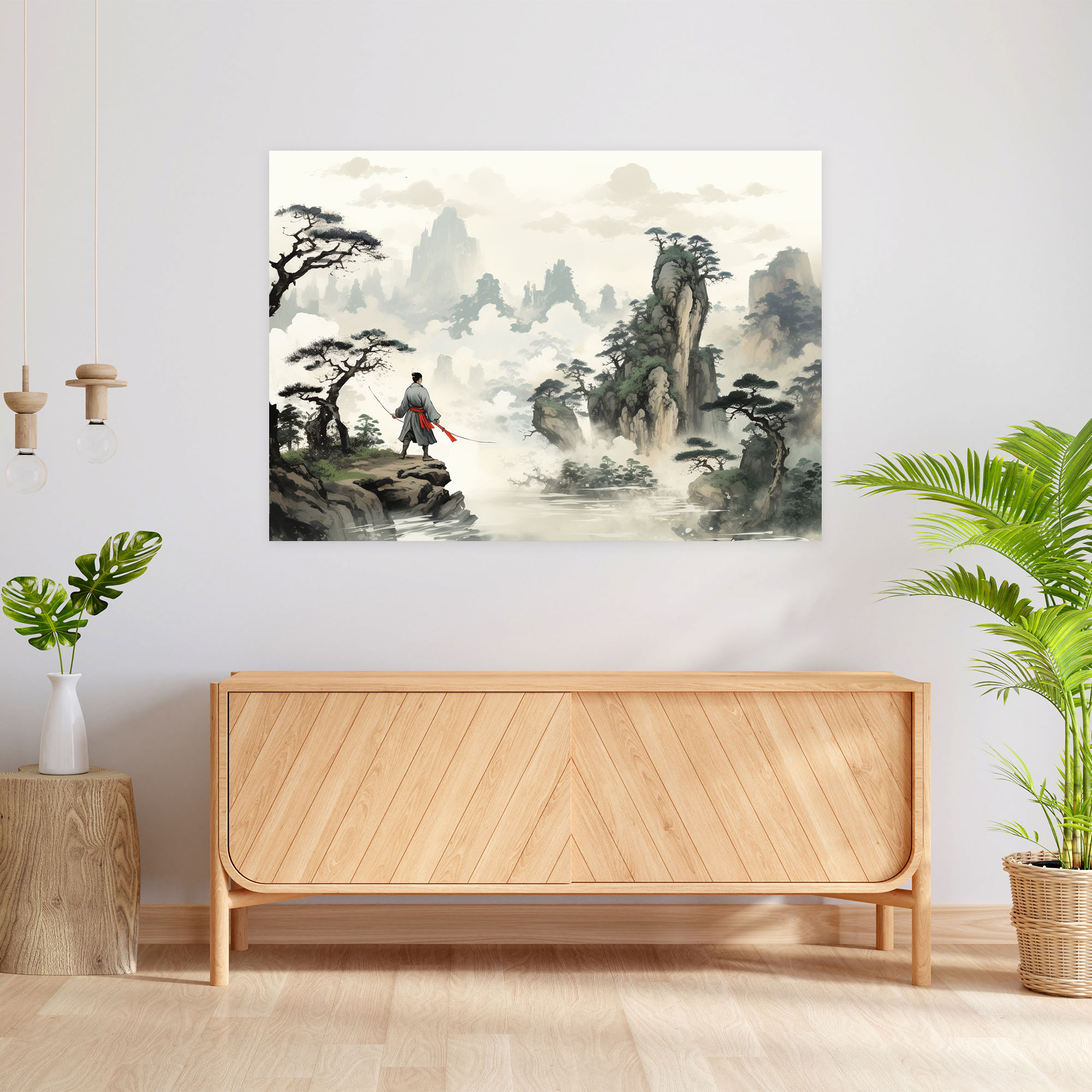 Ancient Weapons Wall Art - Martial Artist With Dao Sword - Ancient Weapons, Wall Decoration, Wall Art, Dao Sword