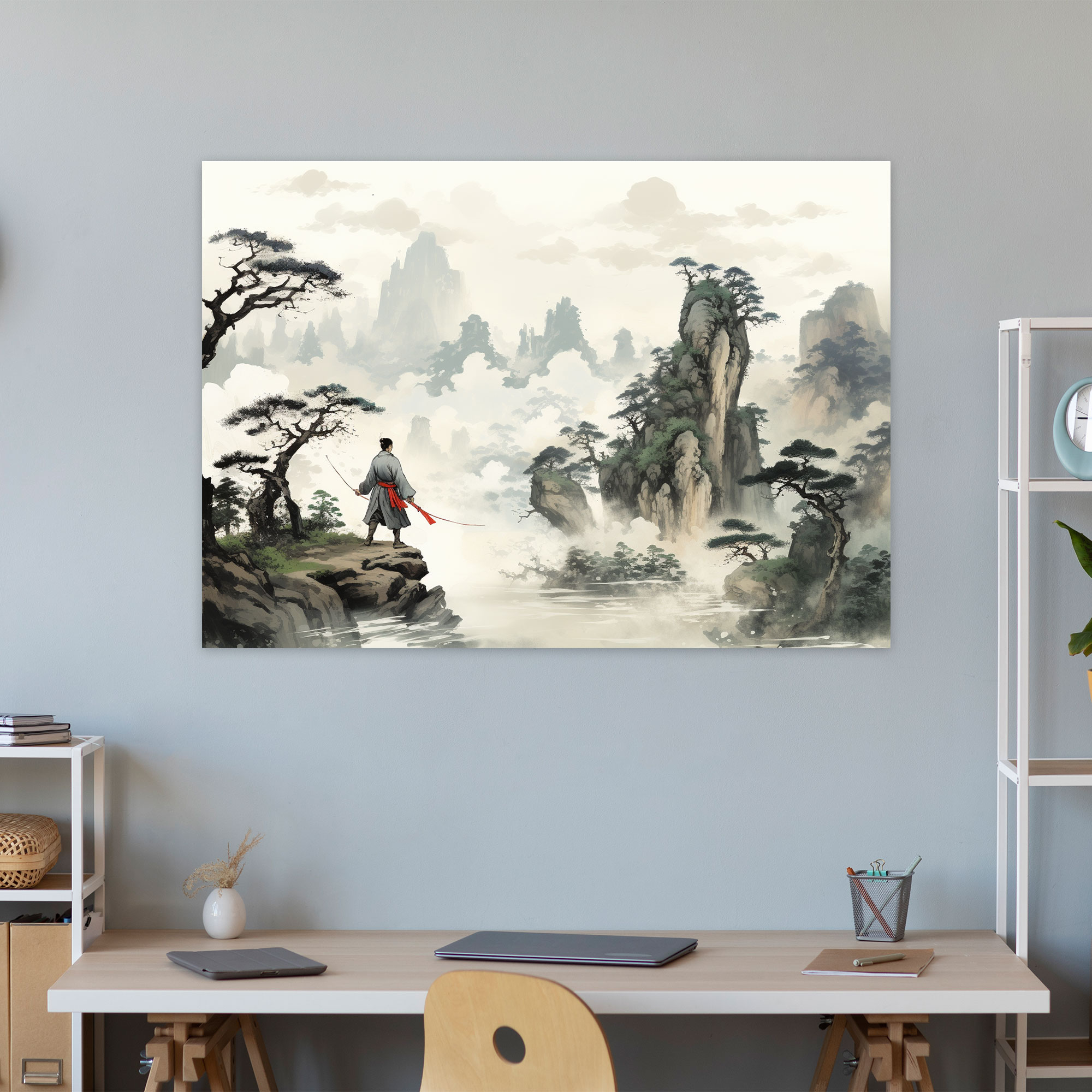 Ancient Weapons Wall Art - Martial Artist With Dao Sword - Ancient Weapons, Wall Decoration, Wall Art, Dao Sword