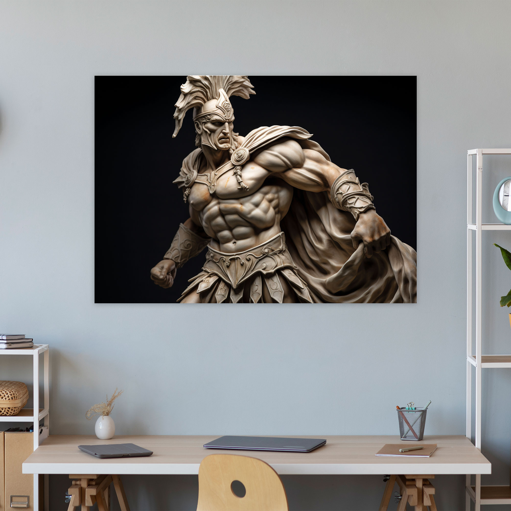 Ancient Weapons Wall Decoration - Roman Gladiator - Ancient Weapons, Bravery, Canvas, Ancient Weapons