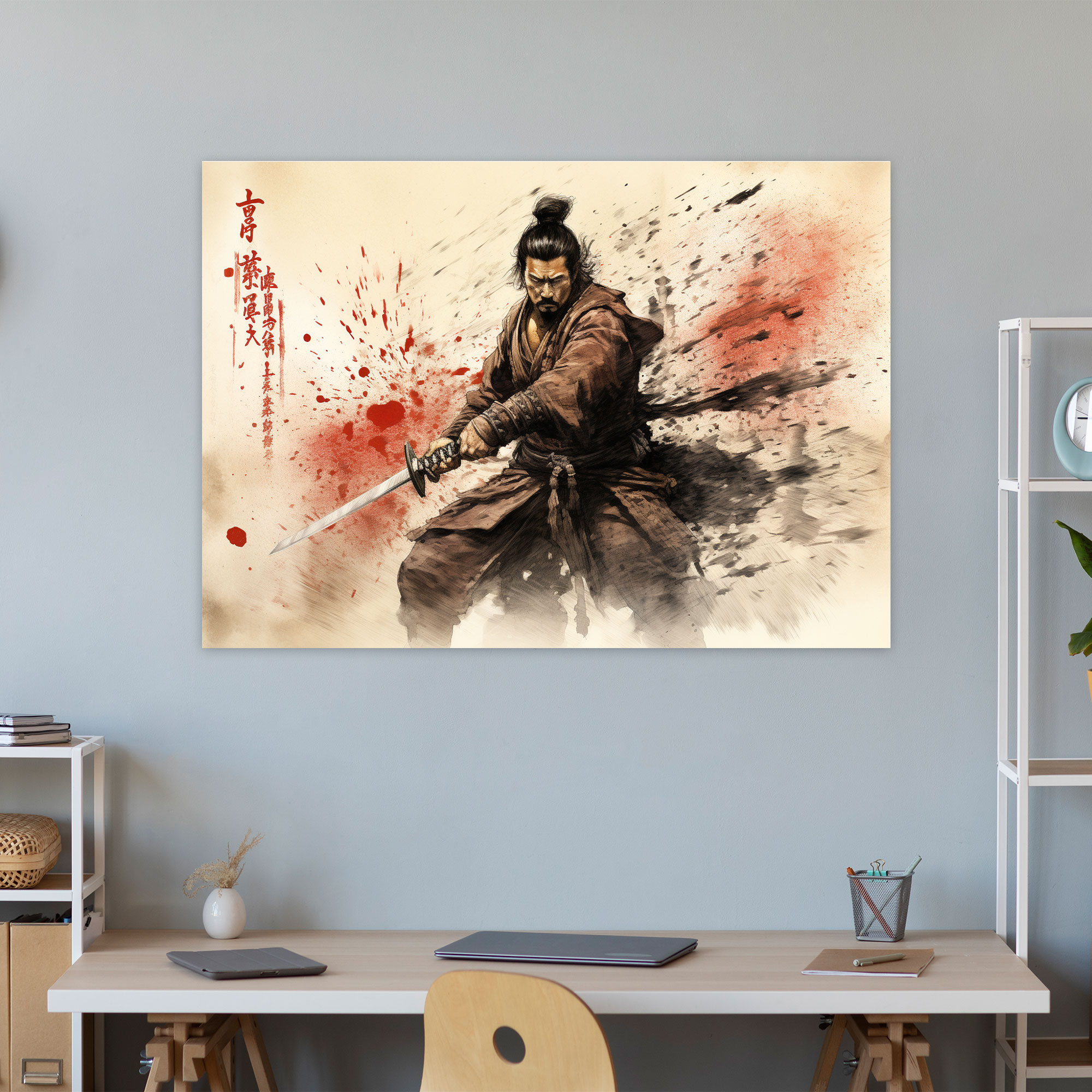 Ancient Weapons Canvas Print - Chinese Samurai - Ancient Weapons, Wall Art, Honor, Canvas Wall Art