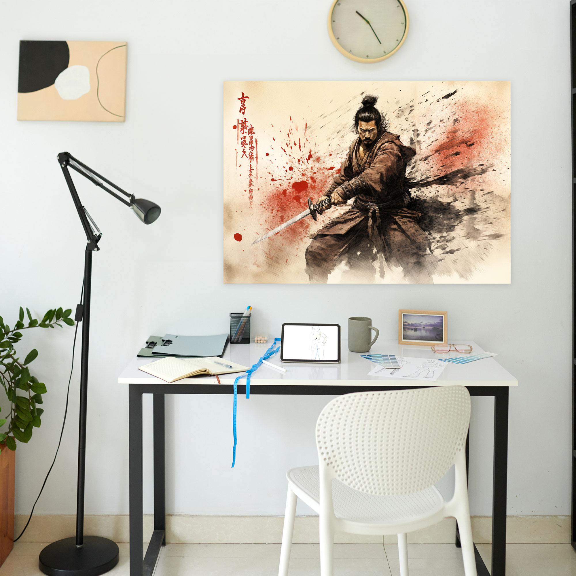Ancient Weapons Canvas Print - Chinese Samurai - Ancient Weapons, Wall Art, Honor, Canvas Wall Art