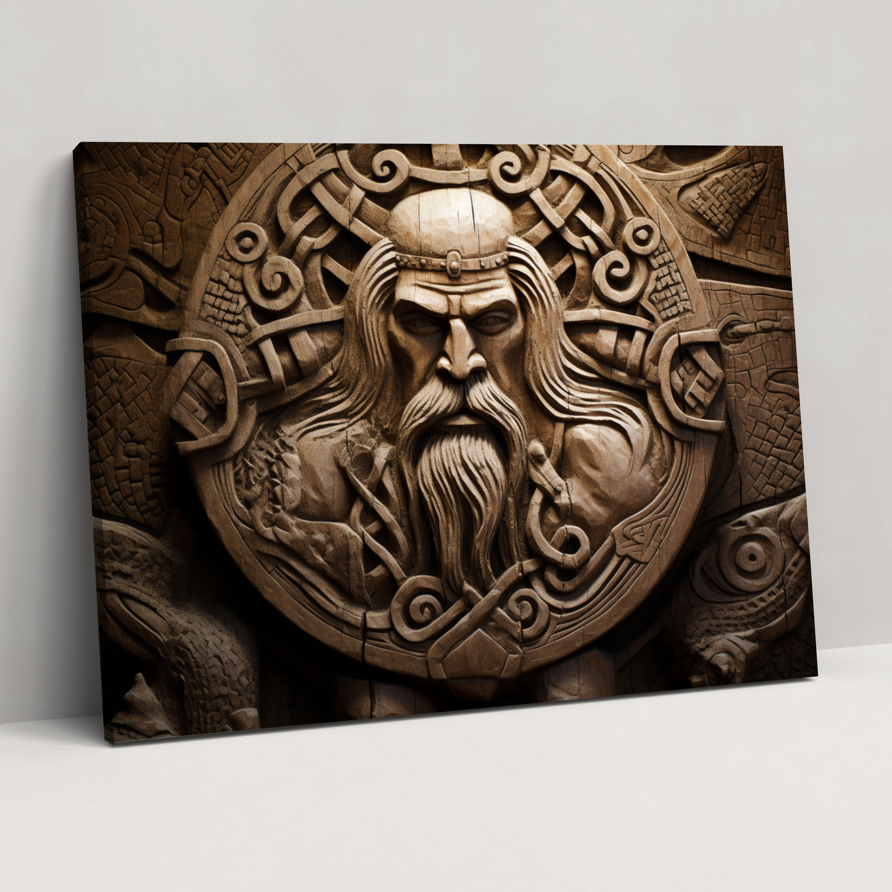 Ancient Weapons Canvas Print - Celtic Warrior - Ancient Weapons, Warrior, Mysticism, Wall Decoration
