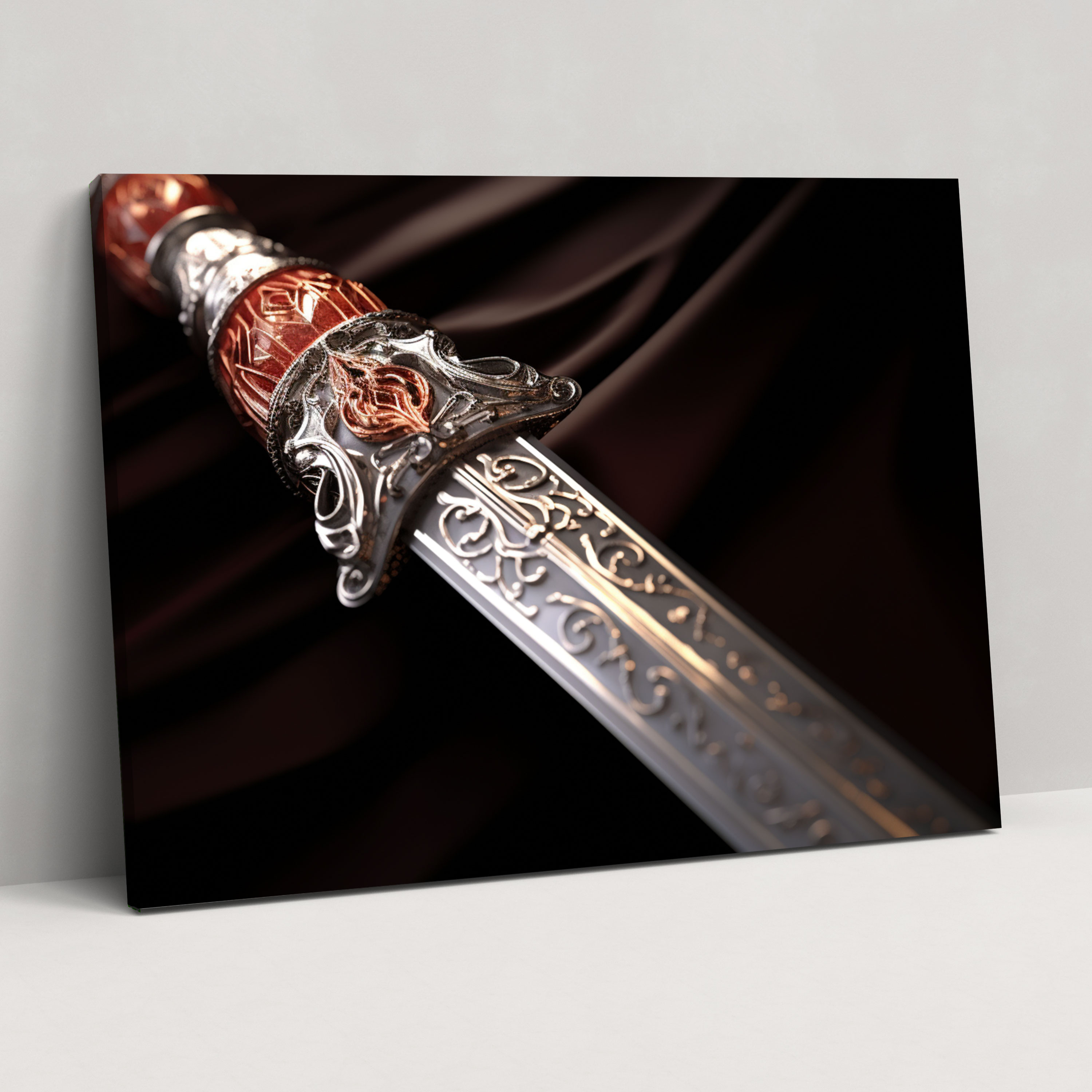 Ancient Weapons Wall Art - Roman Gladius Sword Canvas Print - Ancient Weapons, Home Decoration, Canvas, Canvas Print