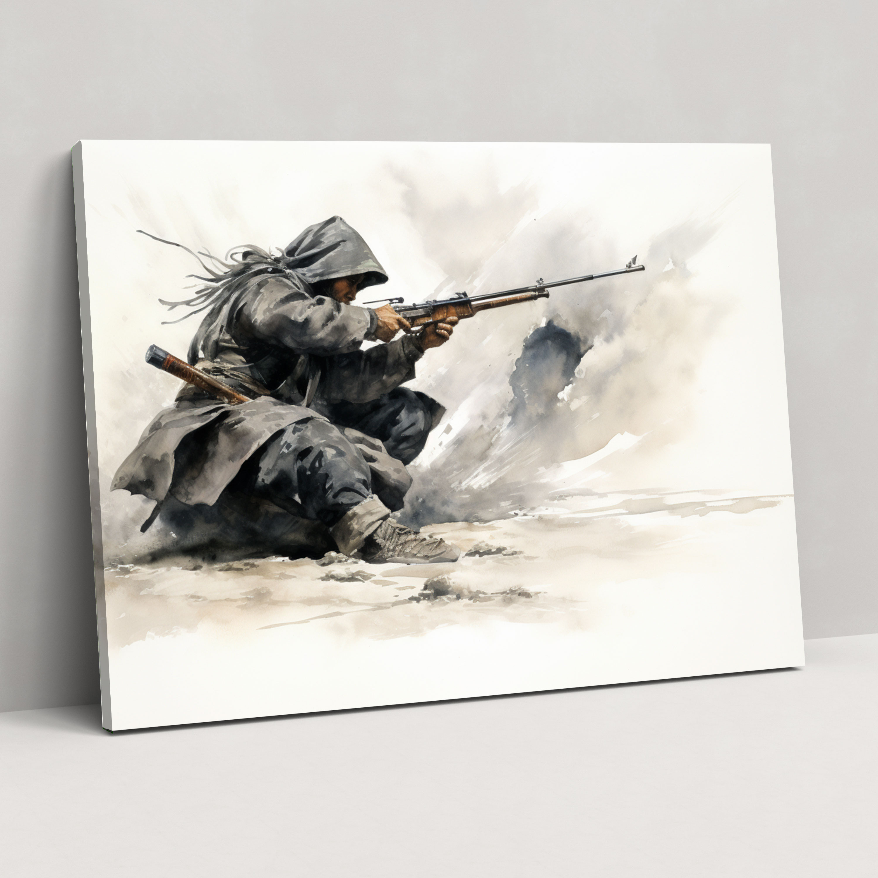 Ancient Weapons Wall Art - Chinese Crossbowman Canvas Print - Ancient Weapons, Ancient Weapons, Wall Art, Canvas Wall Art