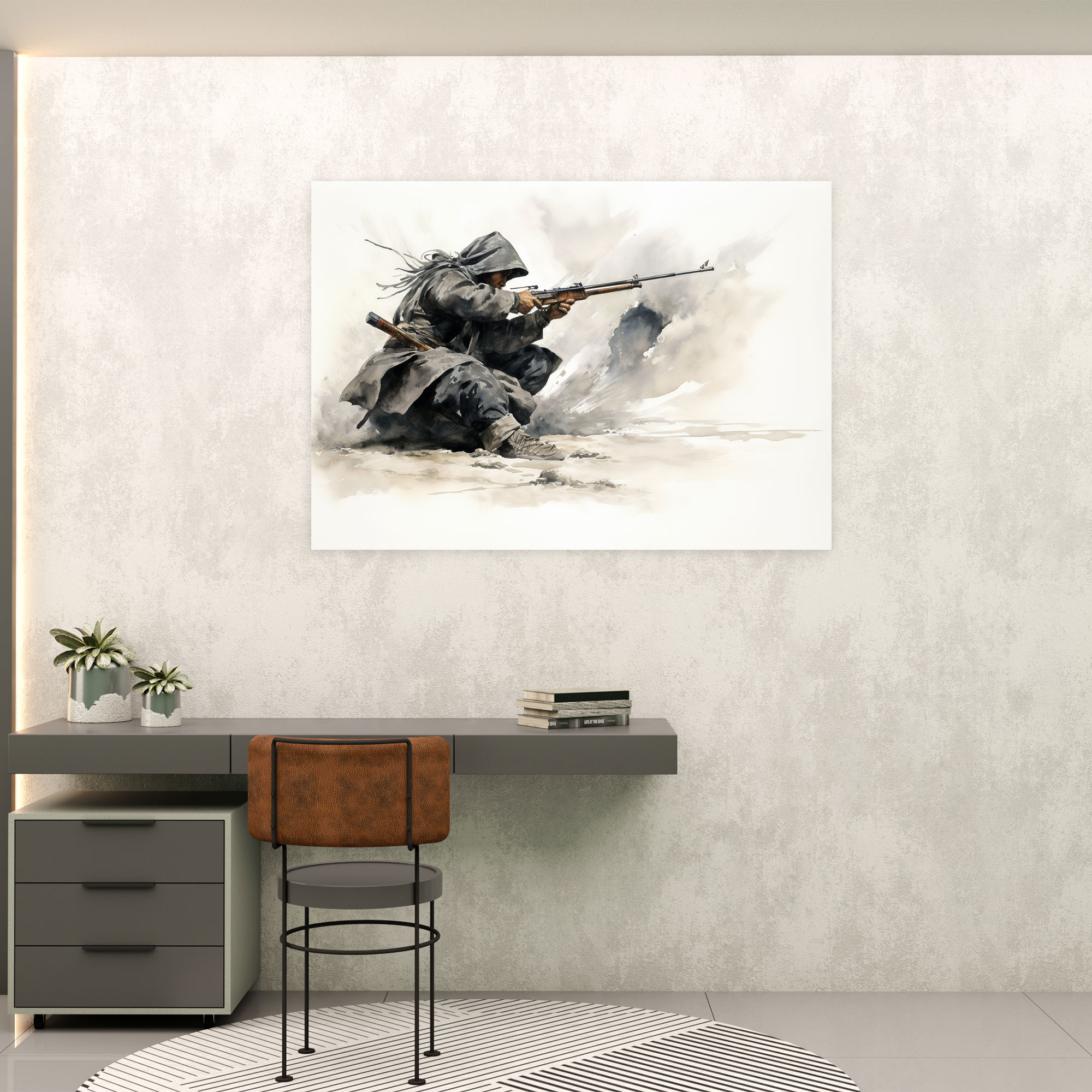 Ancient Weapons Wall Art - Chinese Crossbowman Canvas Print - Ancient Weapons, Ancient Weapons, Wall Art, Canvas Wall Art
