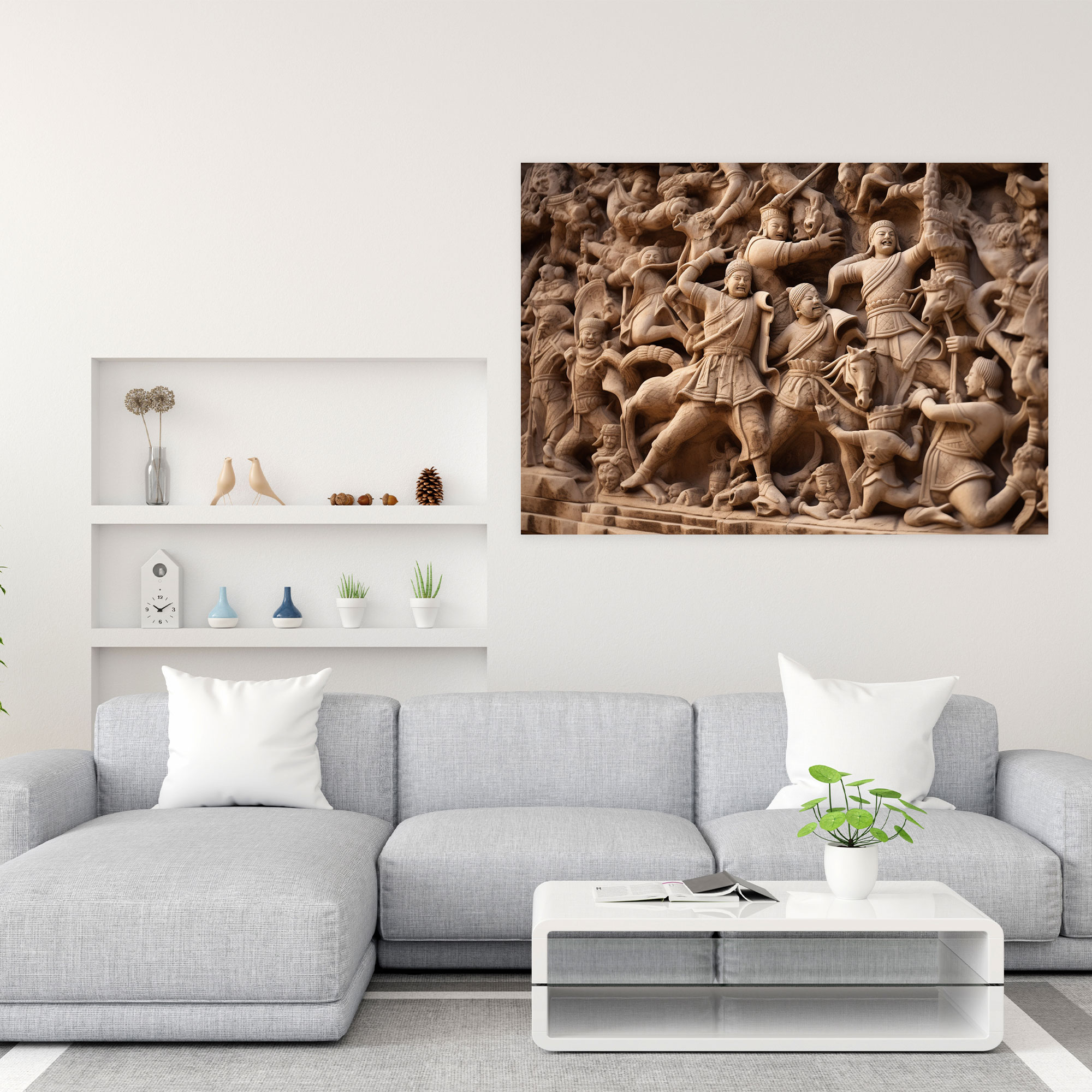Ancient Weapons Wall Art - Ancient Weapons, Canvas Wall Art, Wall Decoration, Combat