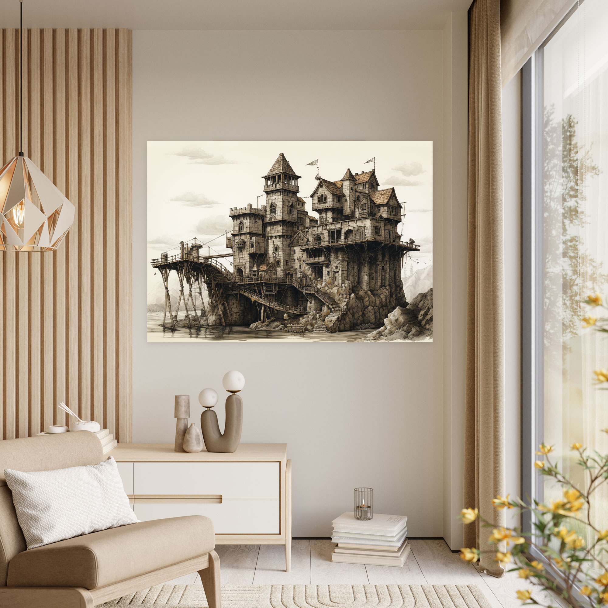 Ancient Weapons Wall Art - Ancient Weapons, Home Decoration, Catapults, Ancient Weapons