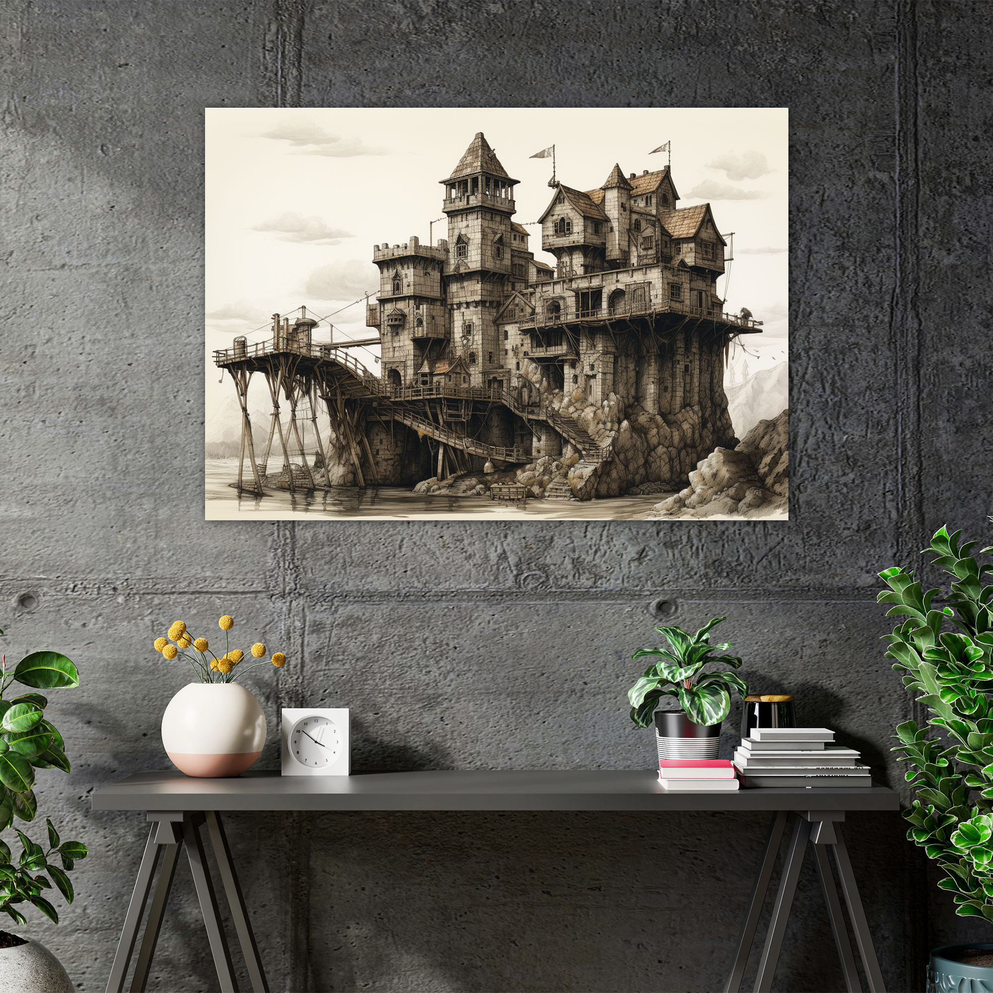 Ancient Weapons Wall Art - Ancient Weapons, Home Decoration, Catapults, Ancient Weapons