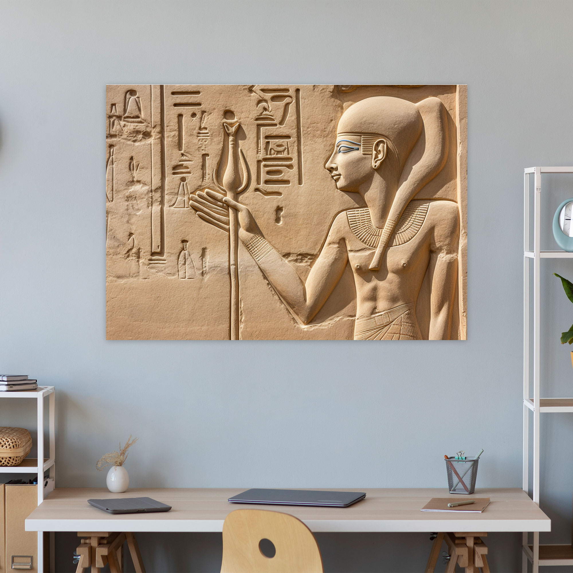 Ancient Weapons Wall Decoration - Egyptian Pharaoh - Ancient Weapons, Canvas Wall Art, Home Decoration, Canvas Print