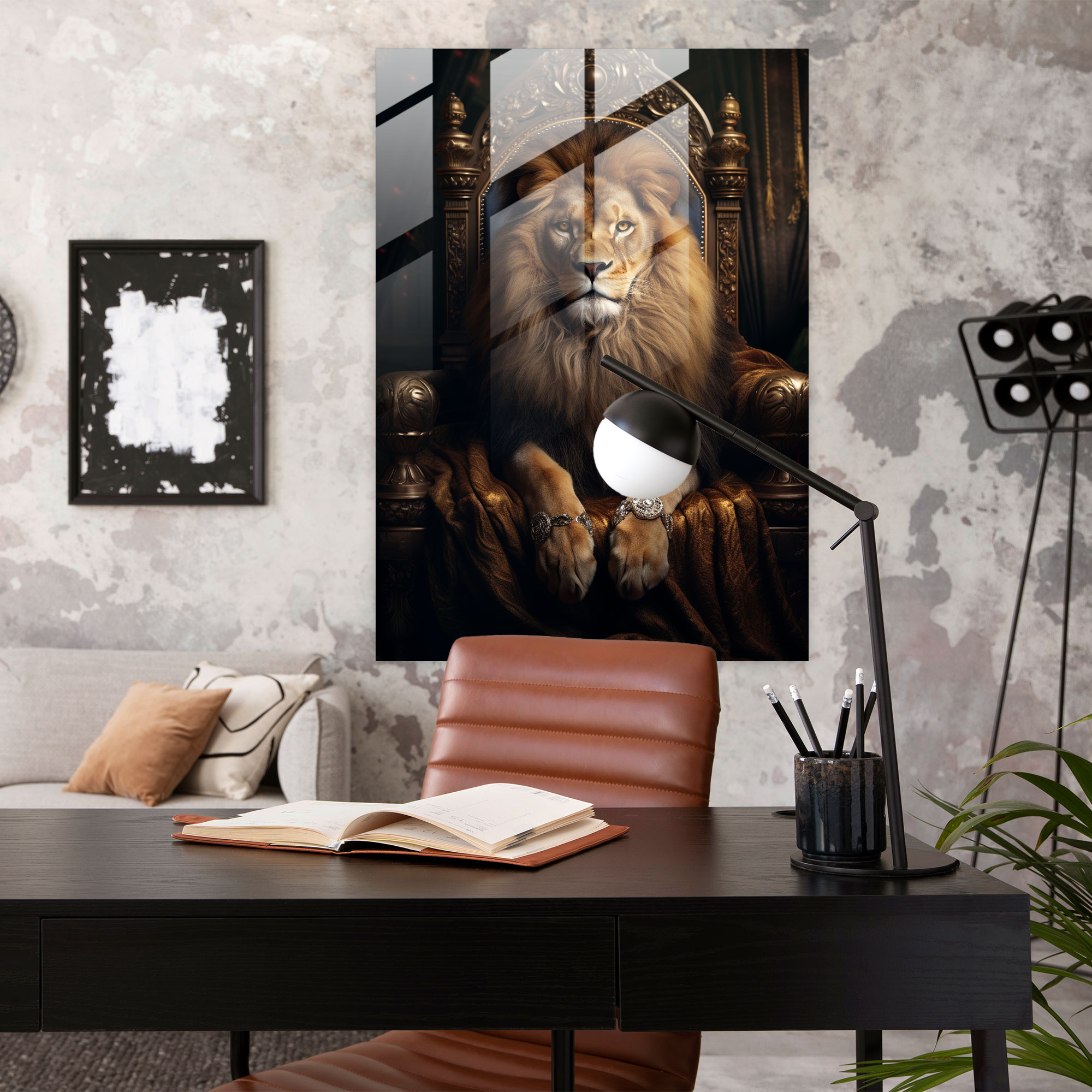 Animals Dressed Like Humans Glass Wall Art - Animals Dressed Like Humans, Glass Wall Art, Glass Print, Home Decoration