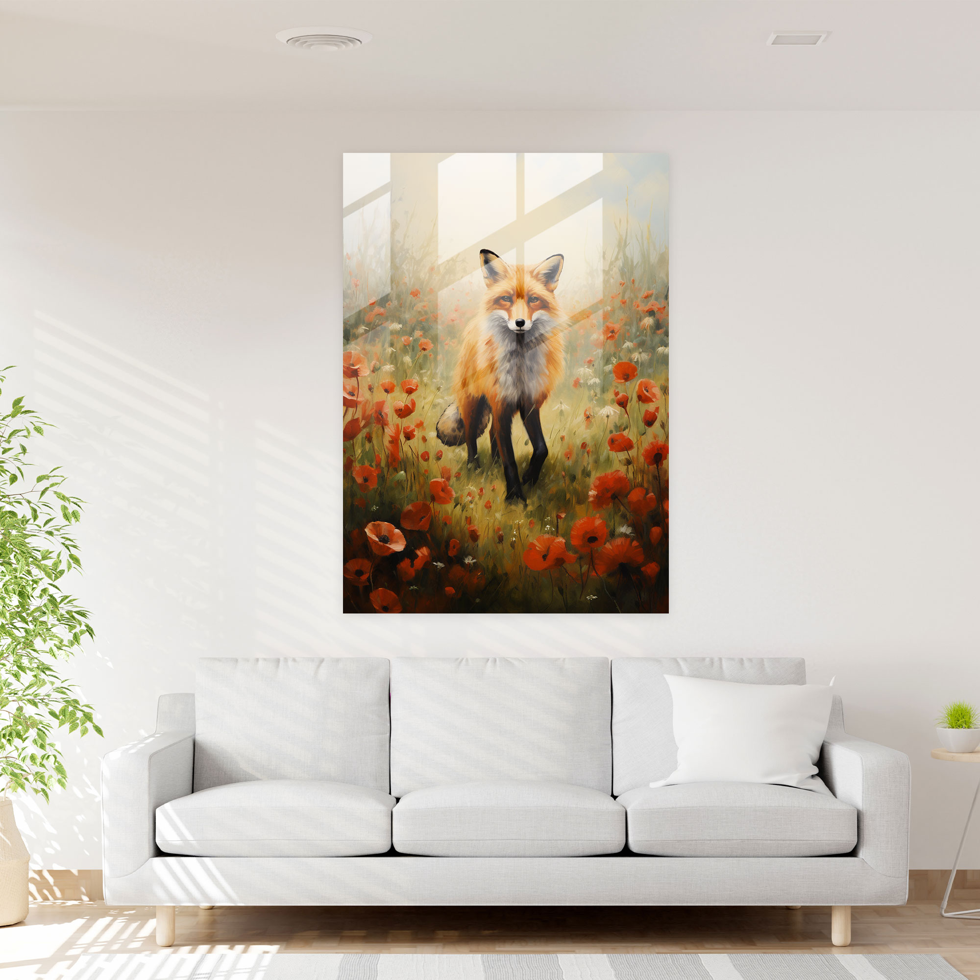 Animals Dressed Like Humans Glass Print - Animals Dressed Like Humans, Top Hat, Glass Print, Elegance