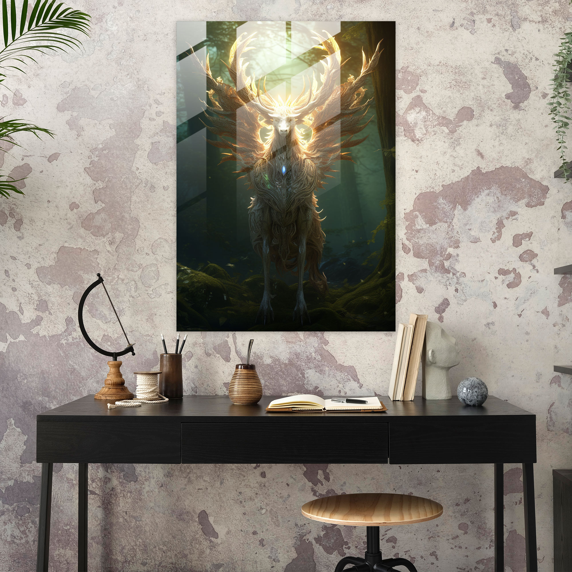 Animals Dressed Like Humans Glass Art - Animals Dressed Like Humans, Glass Wall Art, Glass Print, Intricate Details