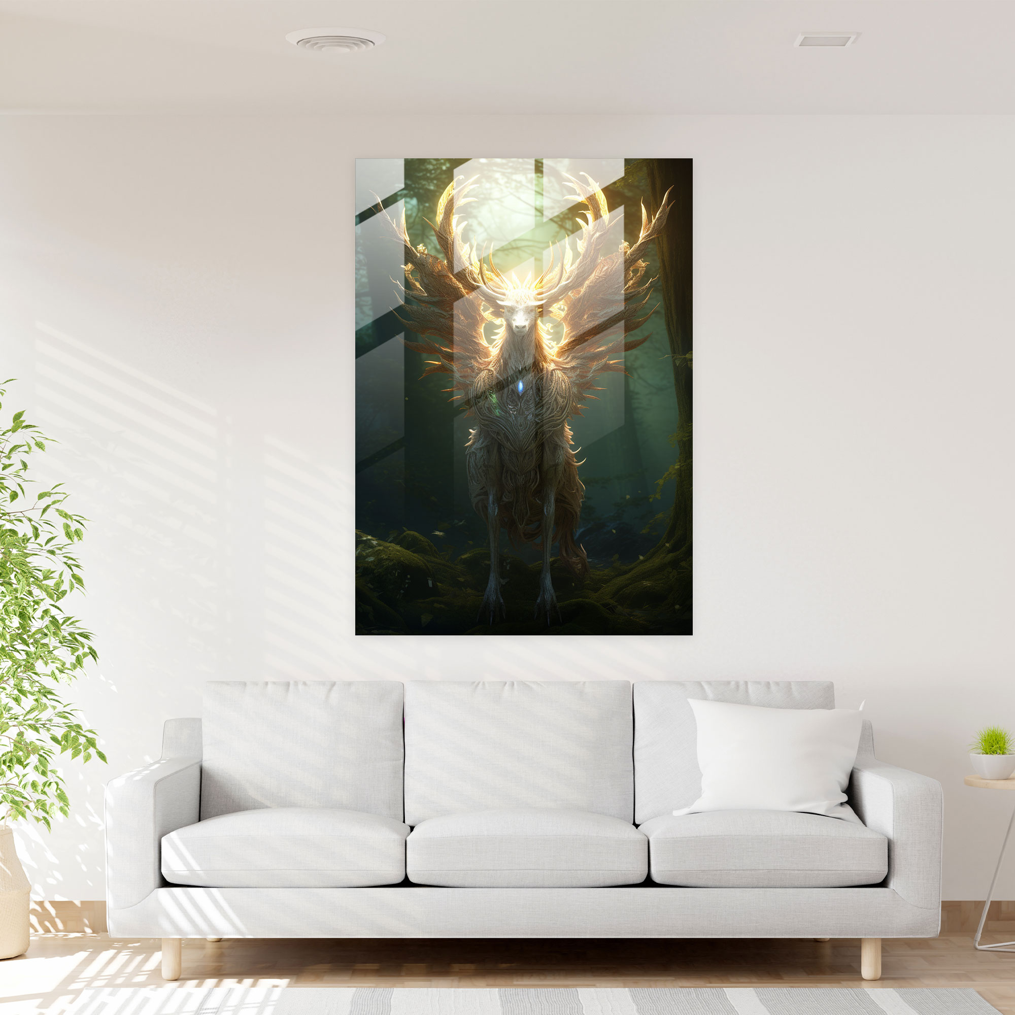 Animals Dressed Like Humans Glass Art - Animals Dressed Like Humans, Glass Wall Art, Glass Print, Intricate Details