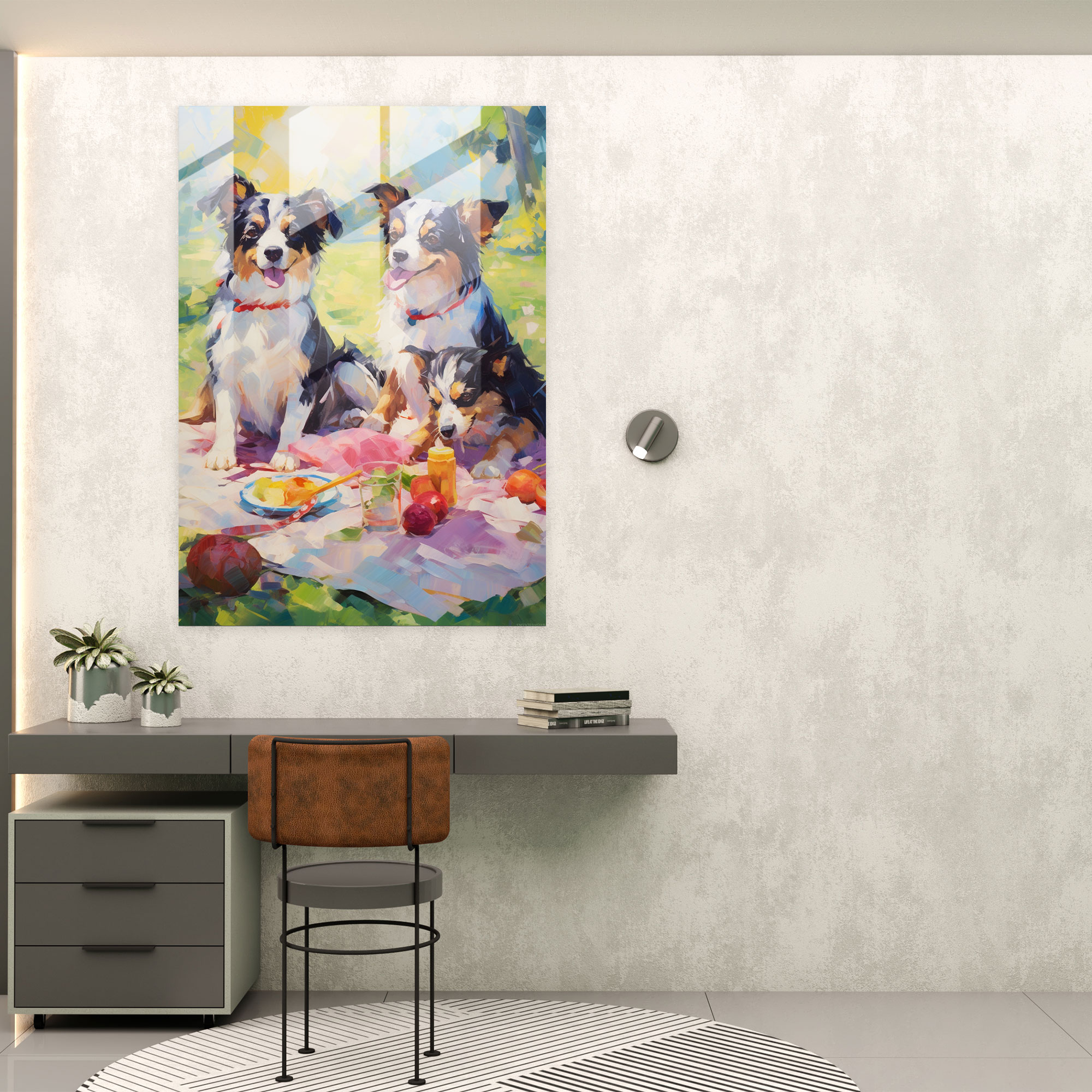 Animals Dressed Like Humans Glass Print - Animals Dressed Like Humans, Glass Wall Art, Modern Art, Animals Dressed Like Humans