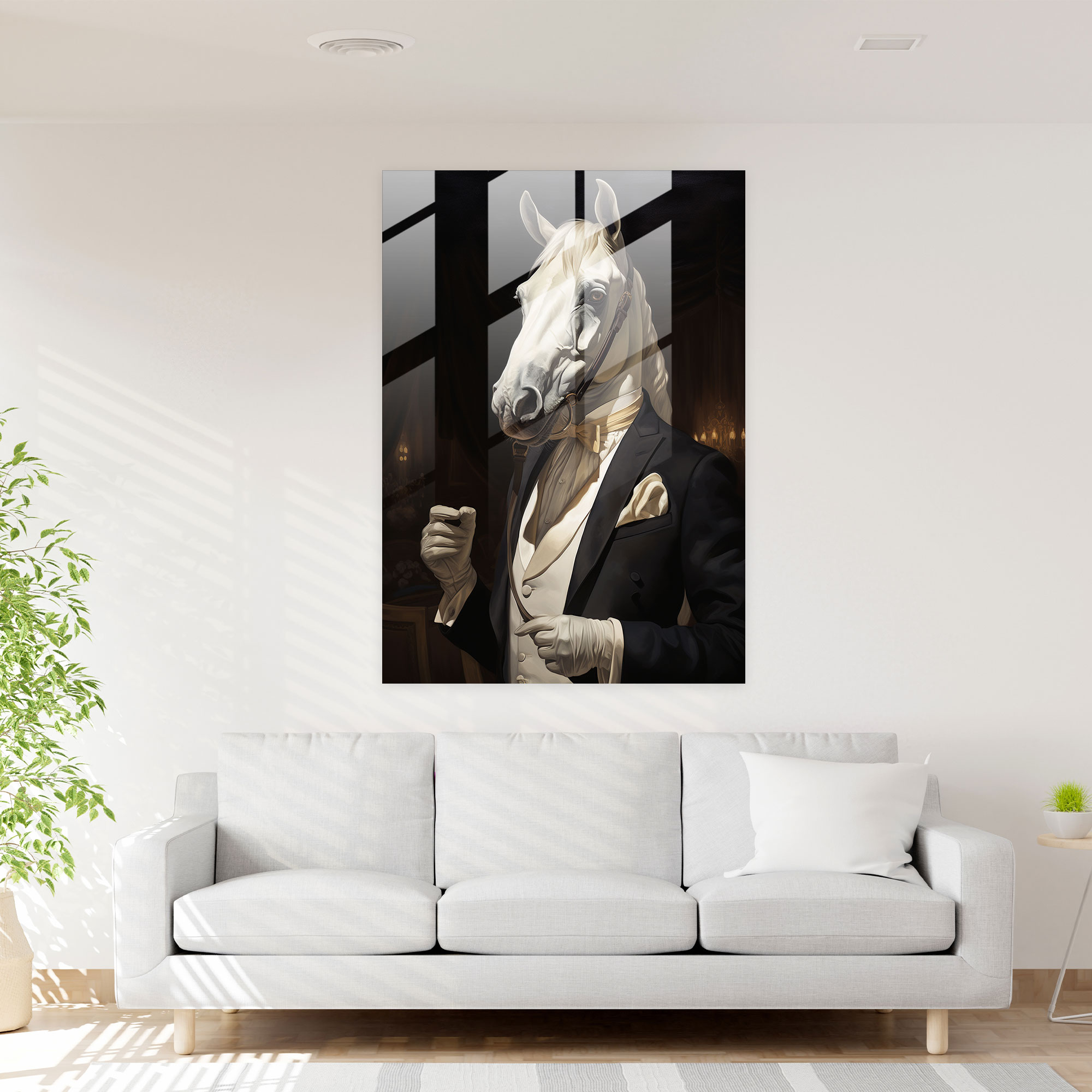 Animals Dressed Like Humans Glass Art - Animals Dressed Like Humans, Animals Dressed Like Humans, Modern Art, Magnificent Ballroom