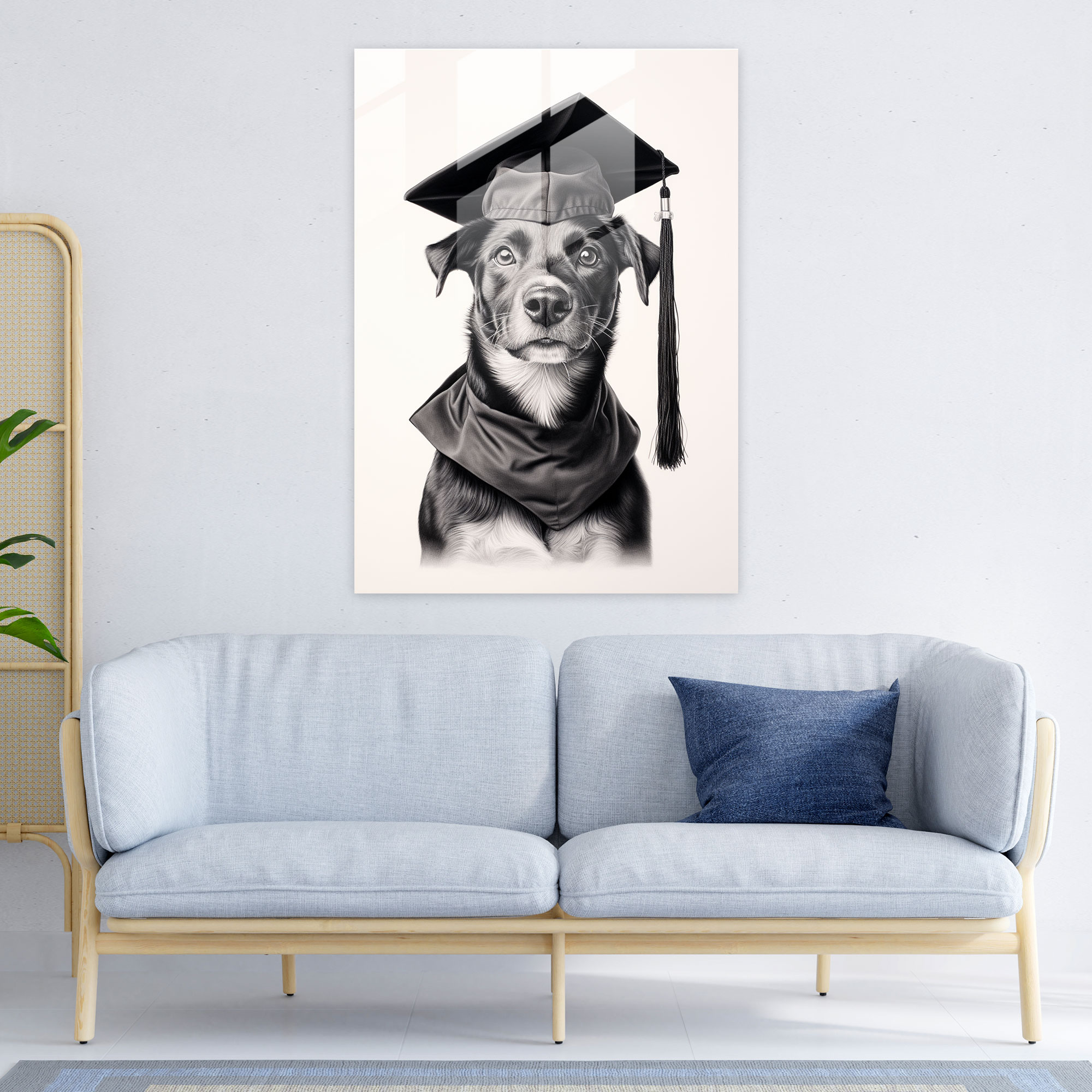 Animals Dressed Like Humans Wall Decoration - Animals Dressed Like Humans, Glass Art, Animals Dressed Like Humans, Glass Print