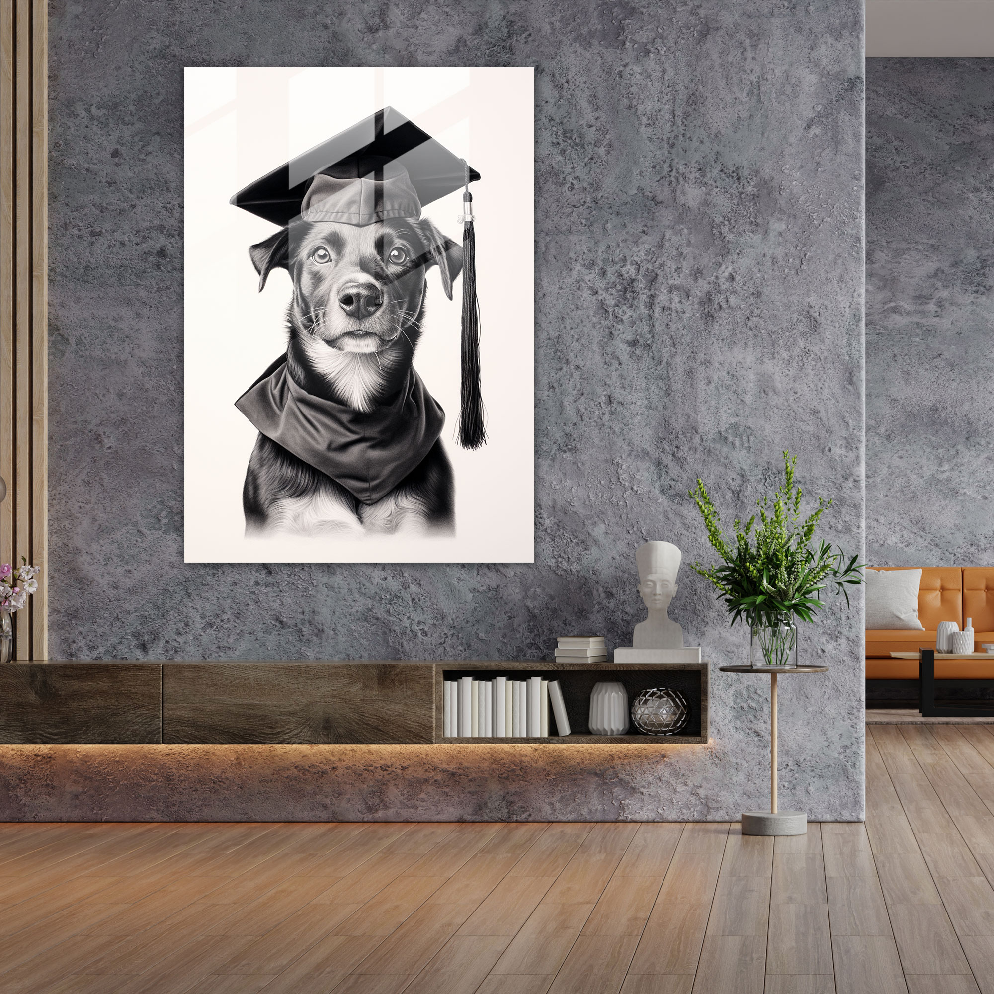 Animals Dressed Like Humans Wall Decoration - Animals Dressed Like Humans, Glass Art, Animals Dressed Like Humans, Glass Print
