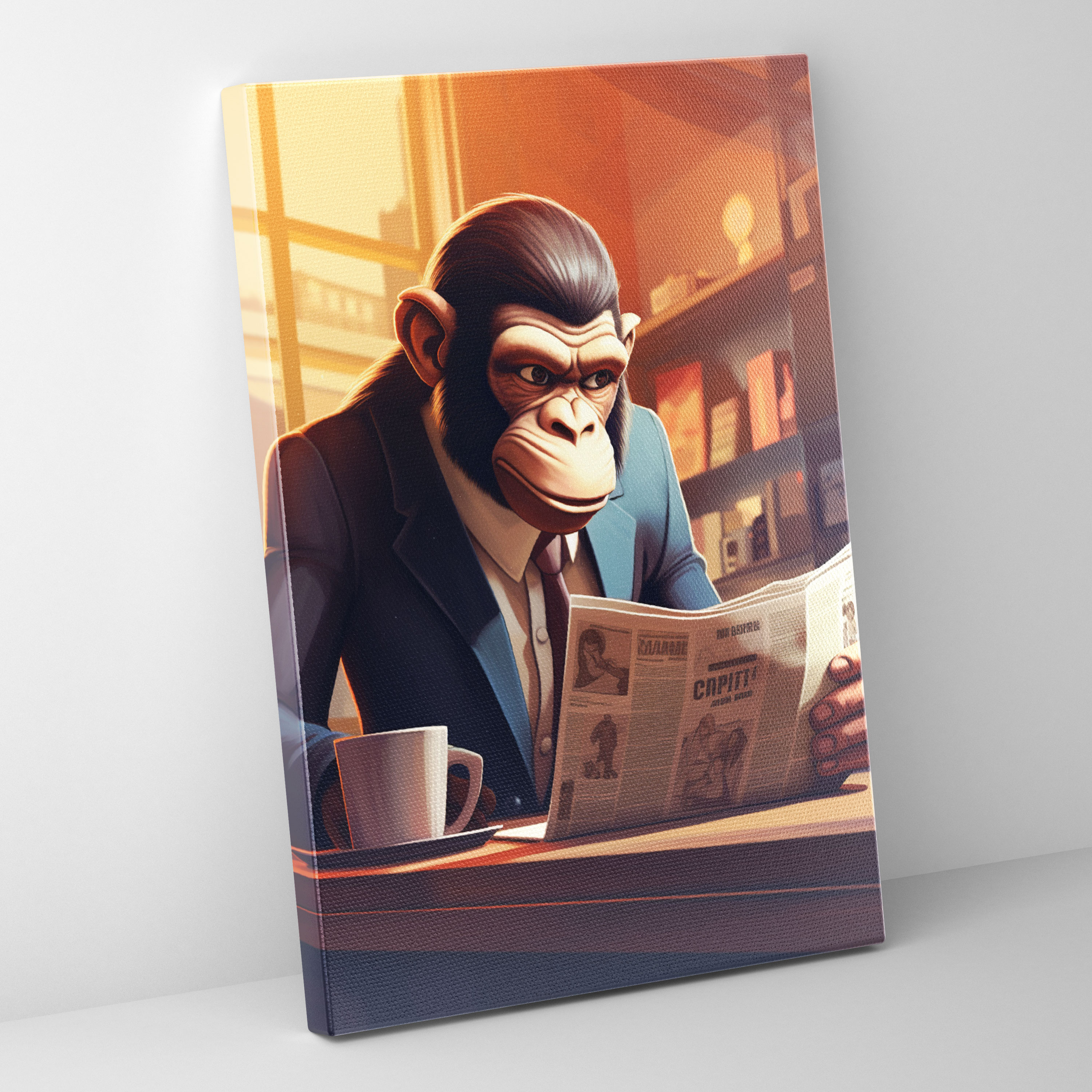 Animals Dressed Like Humans Wall Art - Animals Dressed Like Humans, Wall Decoration, Home Decoration, Canvas Print