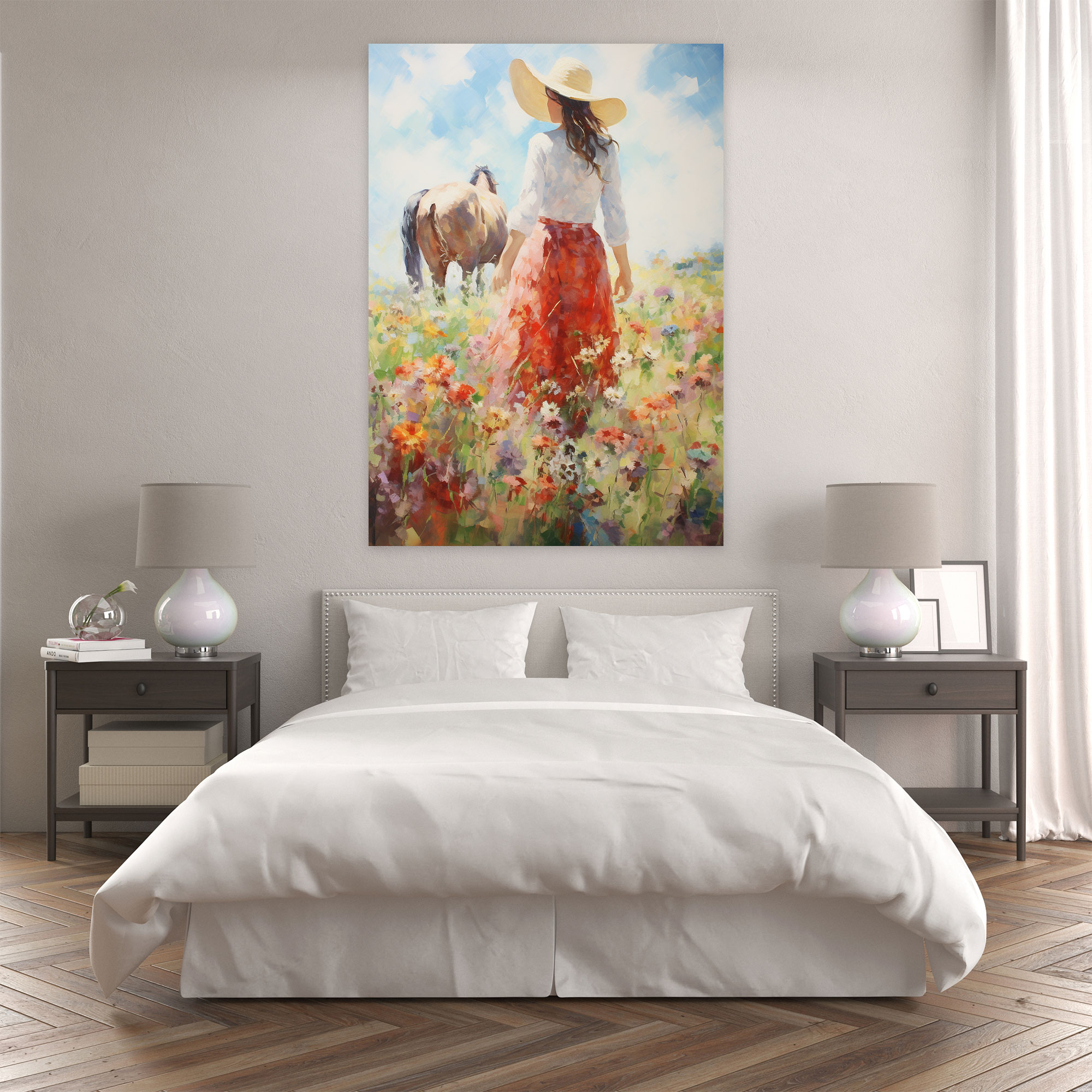 Animals Dressed Like Humans Wall Art - Animals Dressed Like Humans, Impressionistic Painting, Canvas Print, Canvas Wall Art