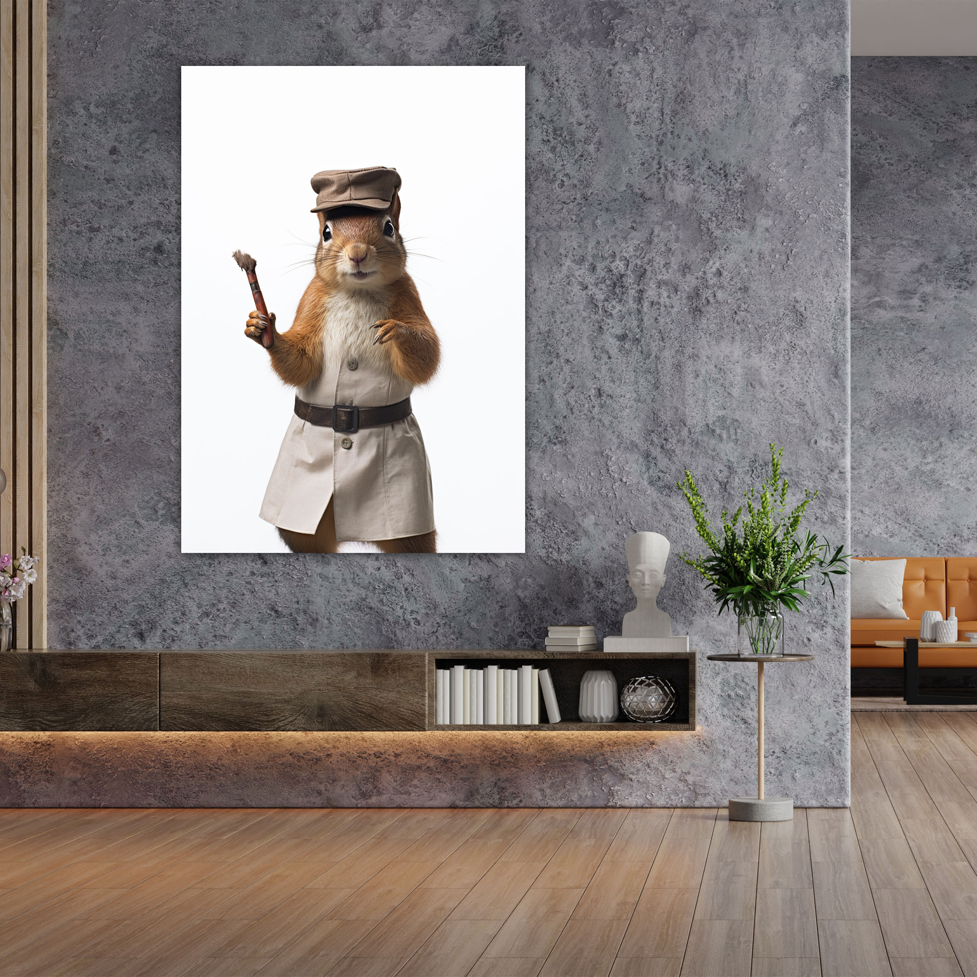 Animals Dressed Like Humans Wall Art - Animals Dressed Like Humans, Home Decoration, Canvas Print, Canvas Wall Art