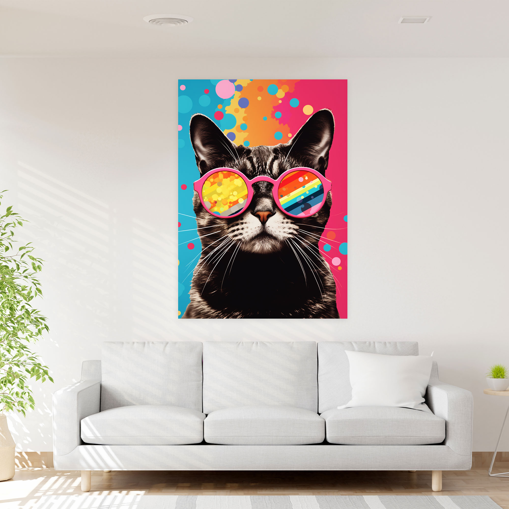 Animals Dressed Like Humans Canvas Print - Animals Dressed Like Humans, Sunglasses, Animals Dressed Like Humans, Humor