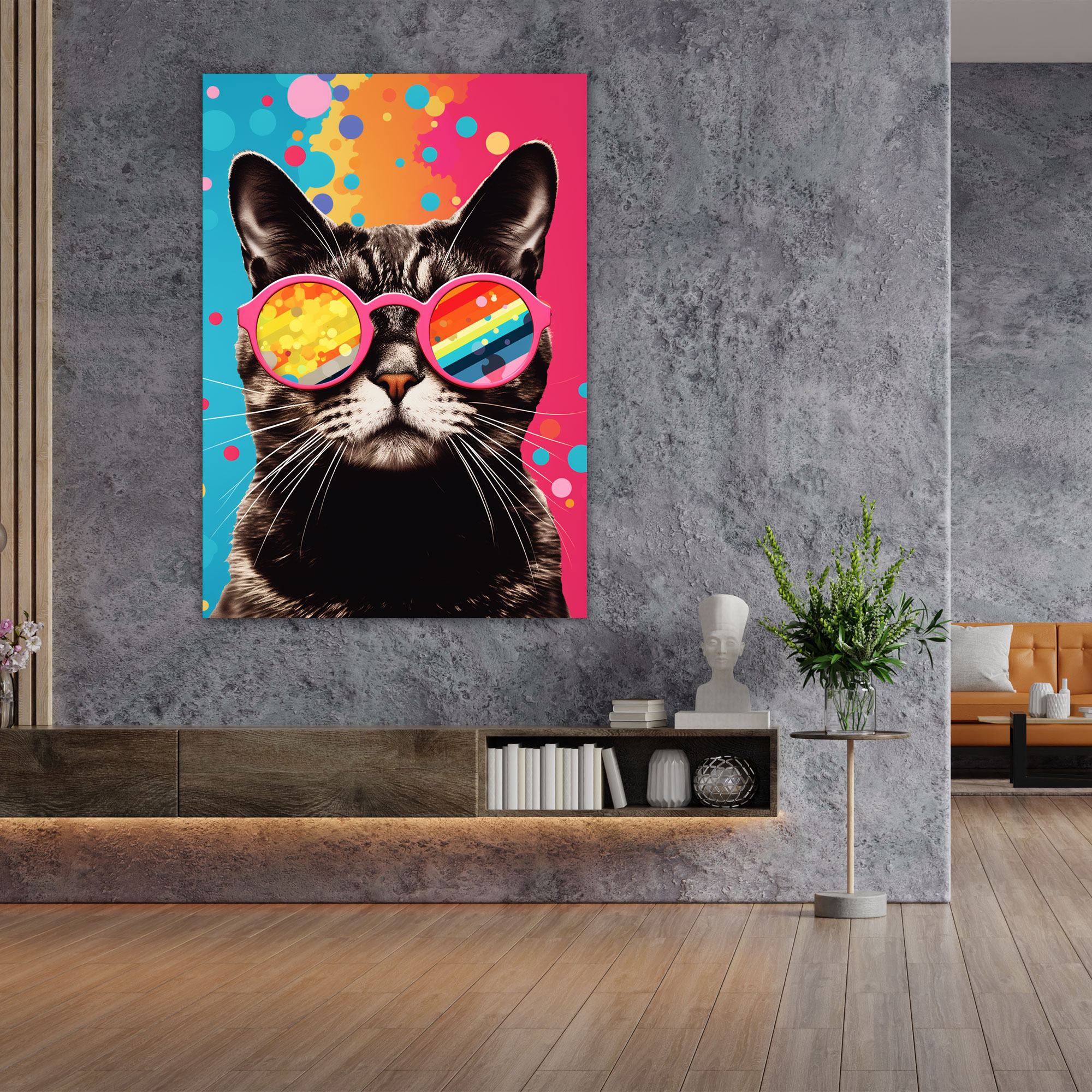 Animals Dressed Like Humans Canvas Print - Animals Dressed Like Humans, Sunglasses, Animals Dressed Like Humans, Humor