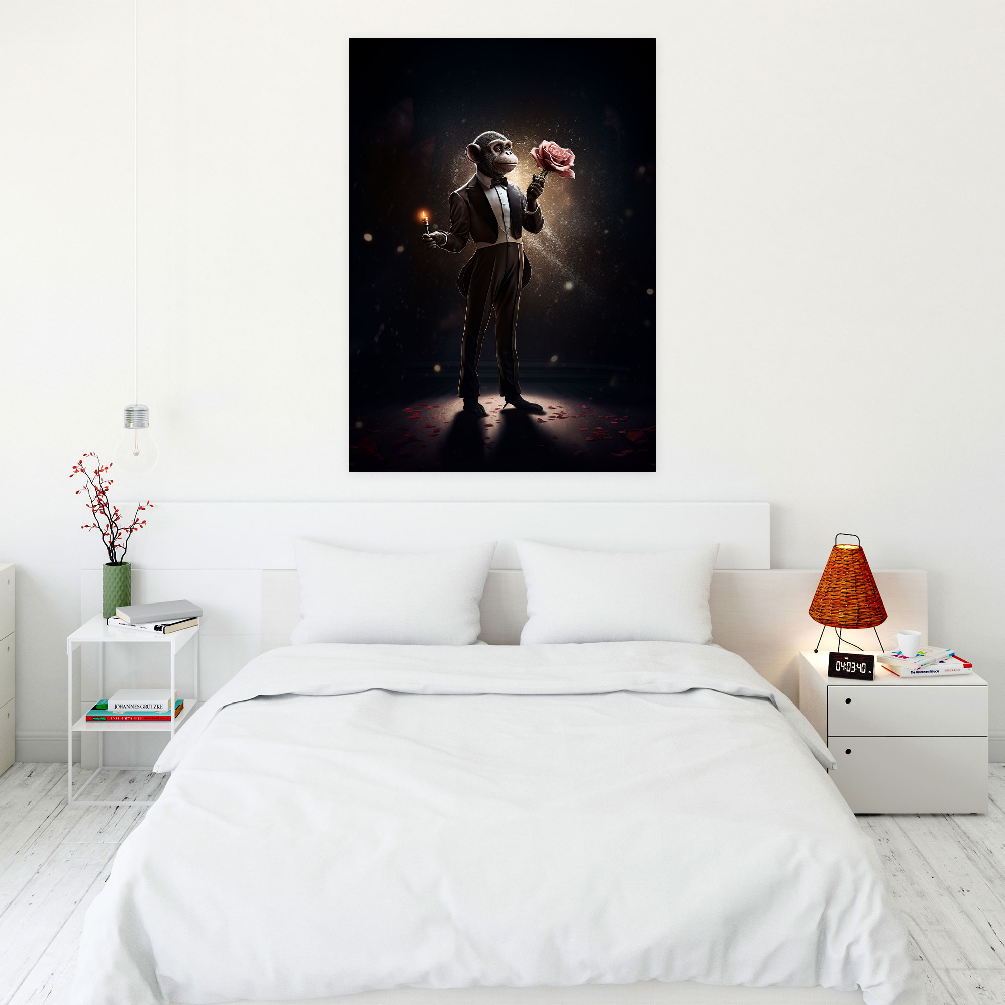Animals Dressed Like Humans Canvas Print - Animals Dressed Like Humans, Elegance, Tuxedo, Whimsy