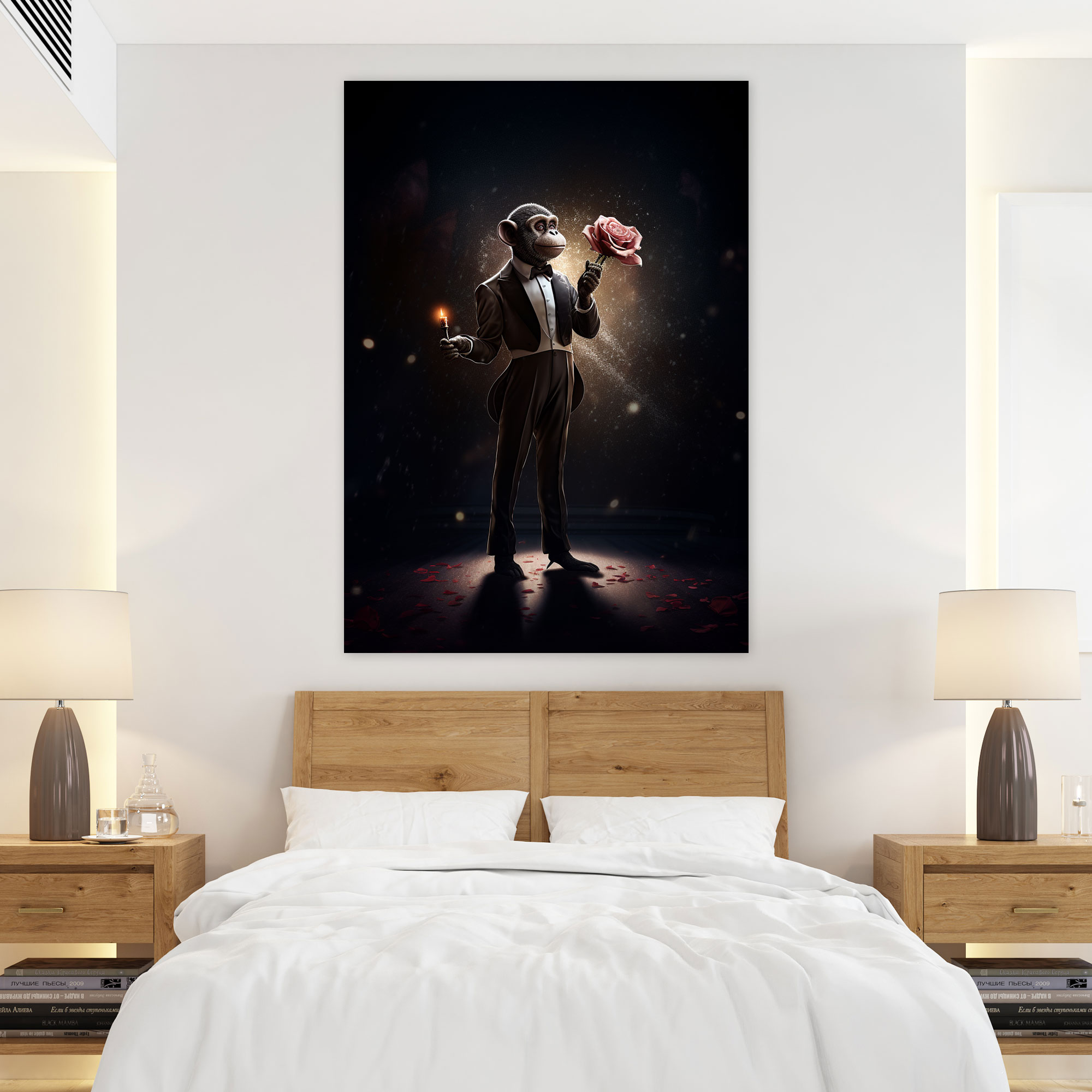 Animals Dressed Like Humans Canvas Print - Animals Dressed Like Humans, Elegance, Tuxedo, Whimsy